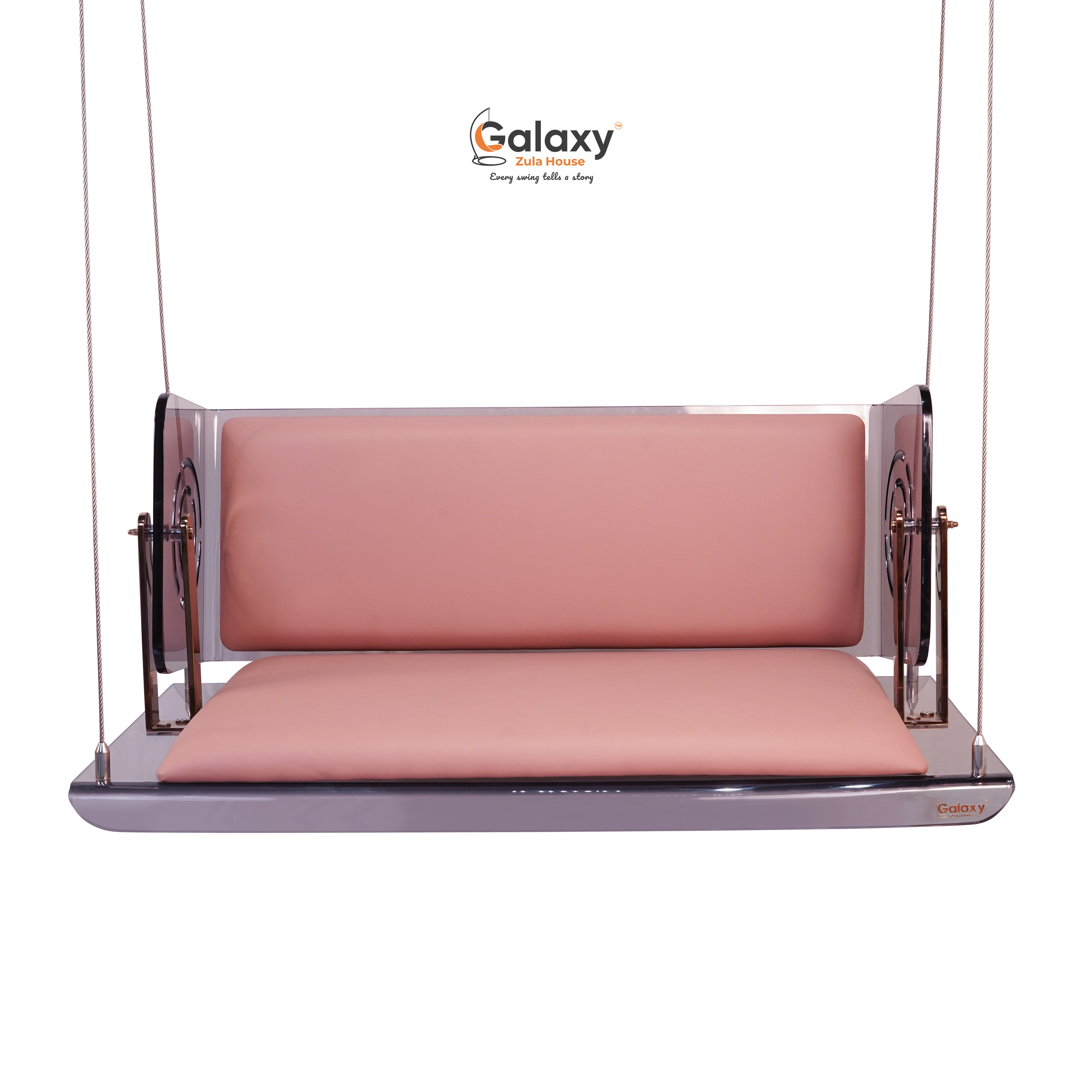 Acrylic Smoke PVD Reversible Swing