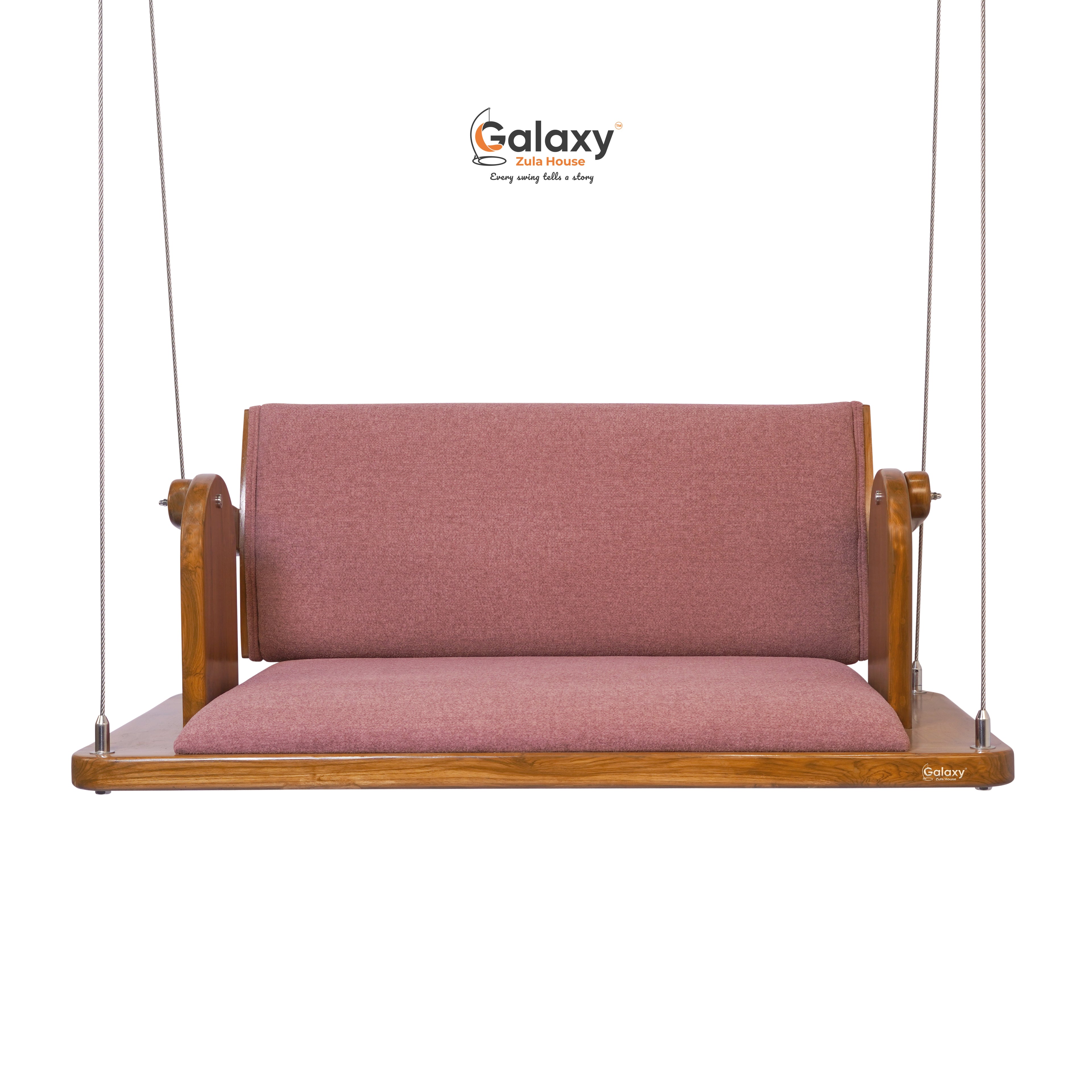Wooden Machhali Pattern Swing