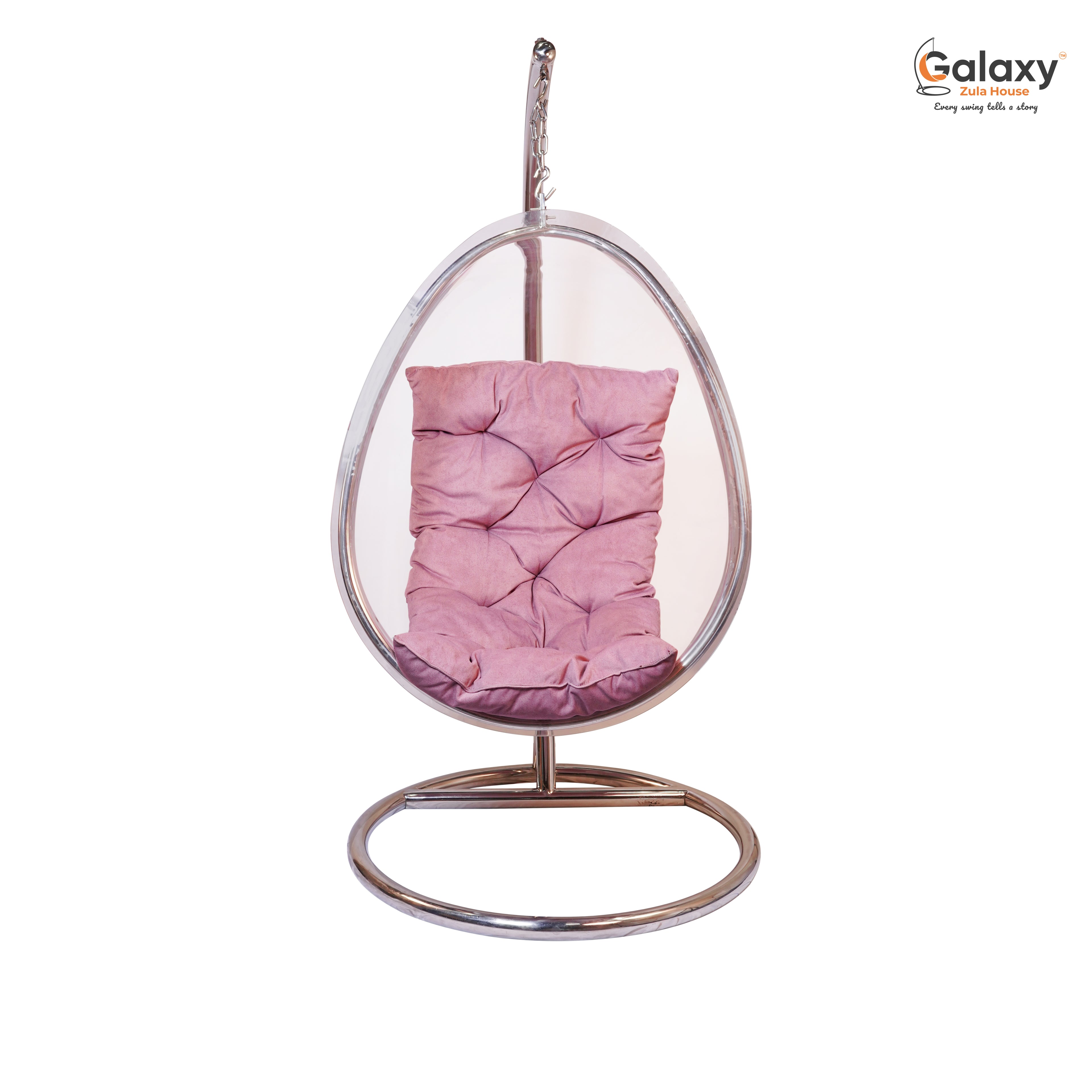 Acrylic Single Oval Swing