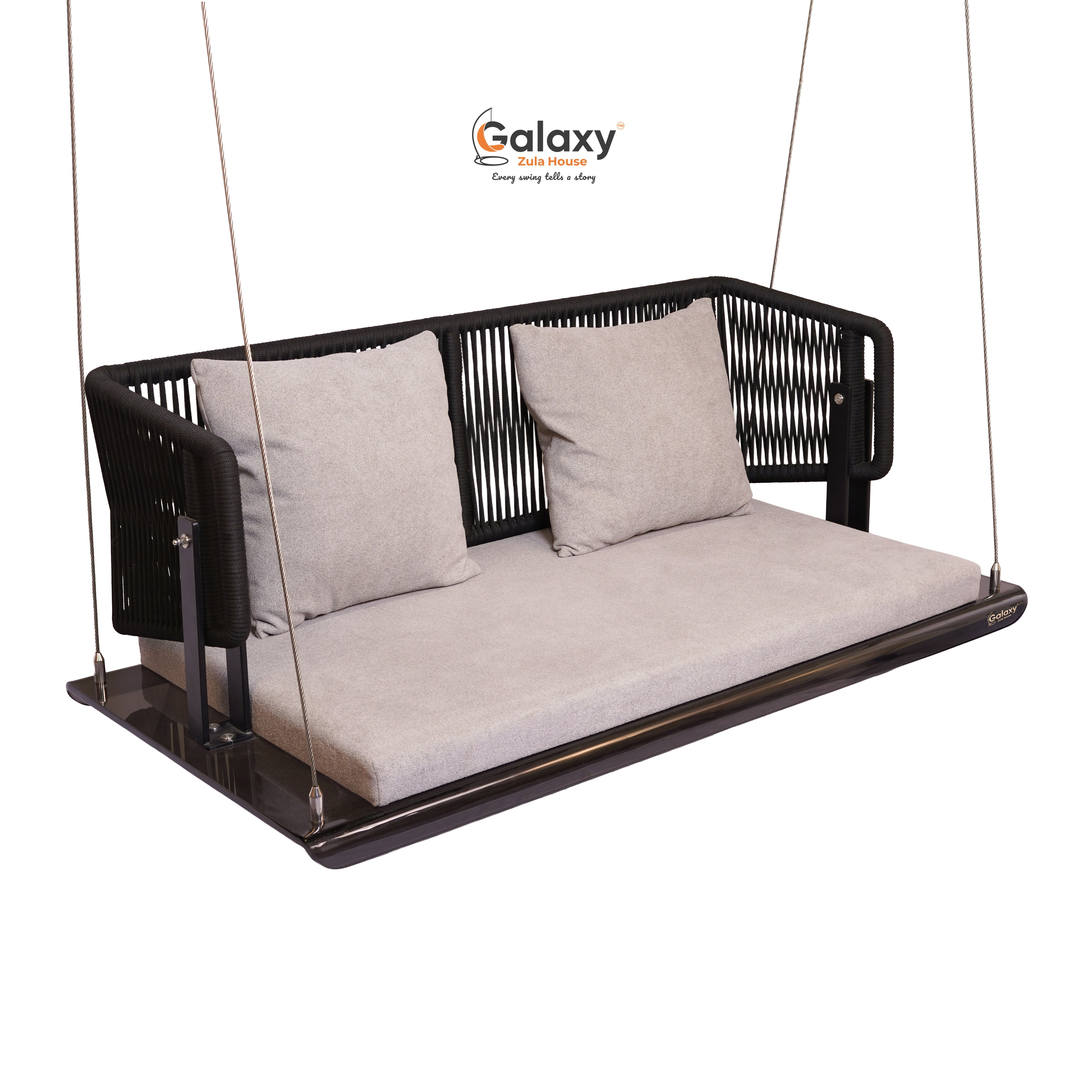 Acrylic Bottom Rope Reversible Swing