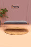 Swing with cushion in traditional wooden khat design