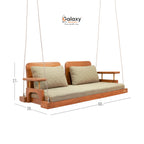 Wooden Two Cushion Swing
