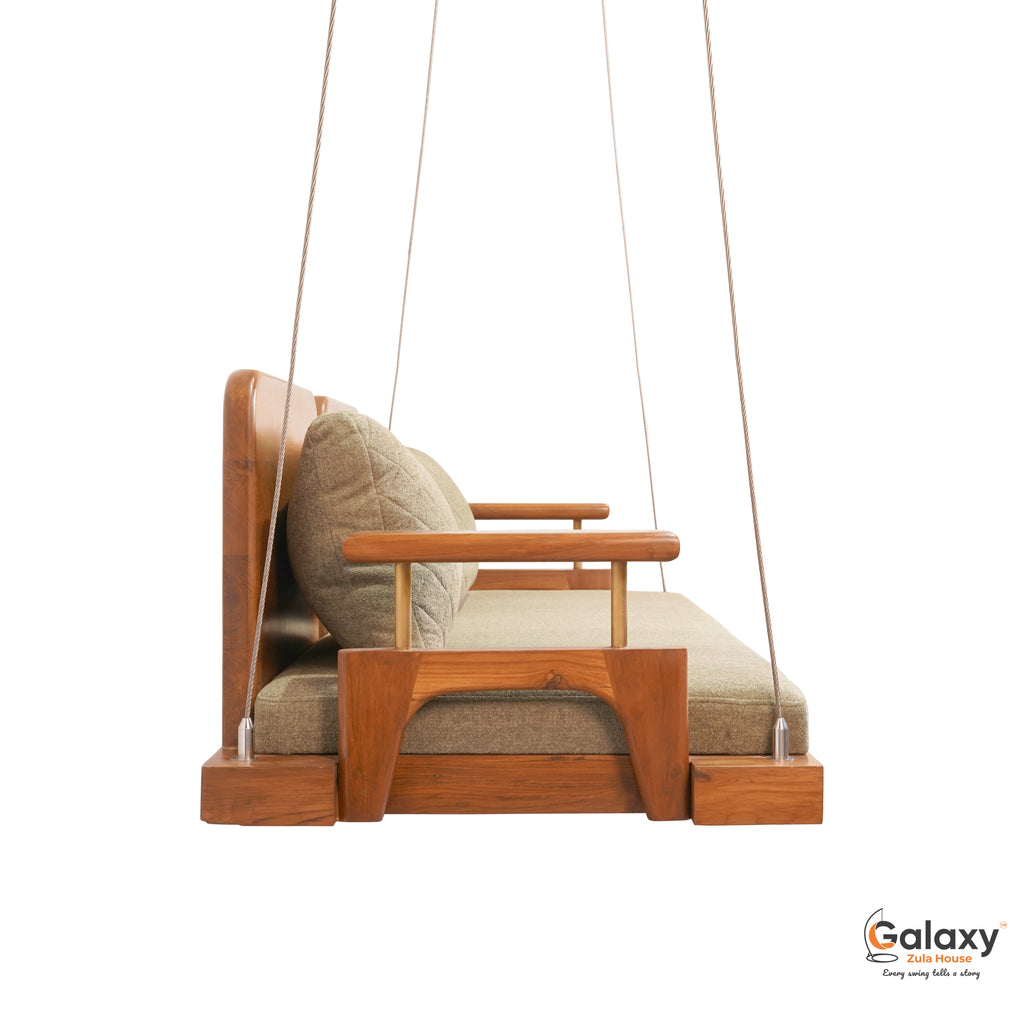 Wooden Two Cushion Swing