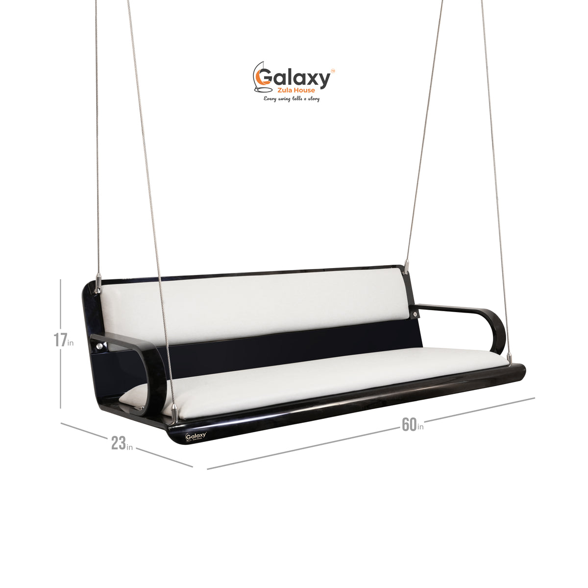 Acrylic Fix Pattern Z Black Swing