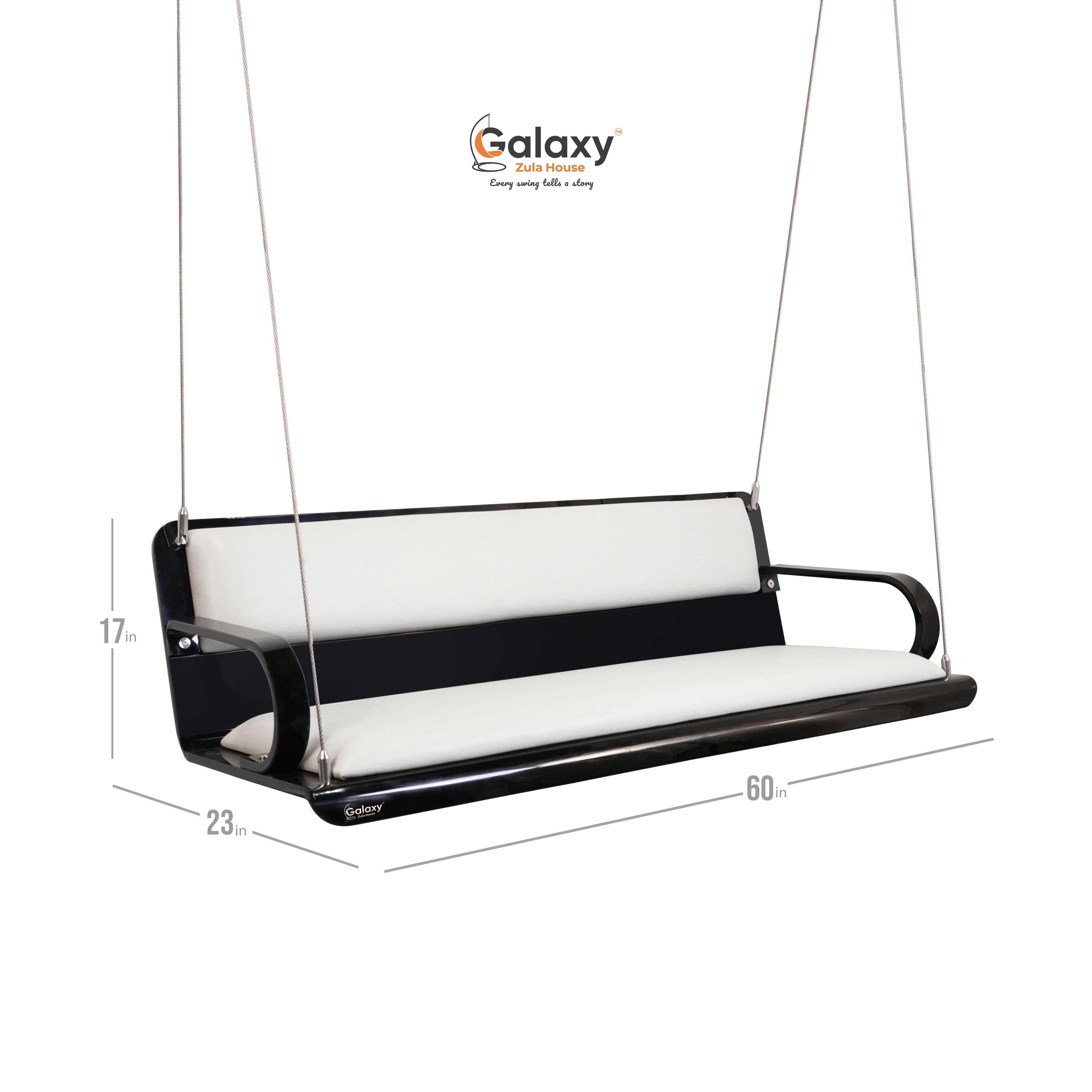 Acrylic Fix Pattern Z Black Swing