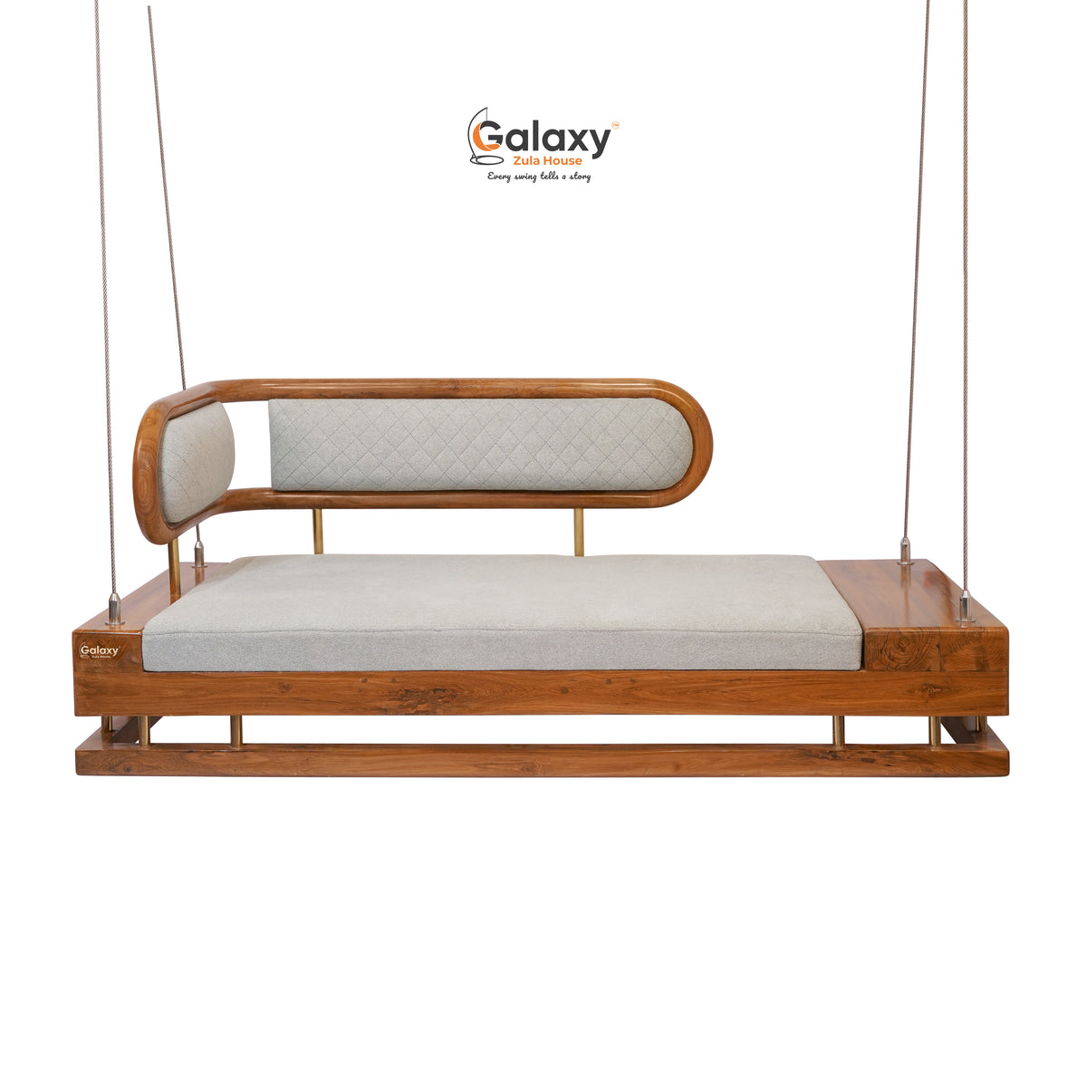 Wooden Basket Swing Main image