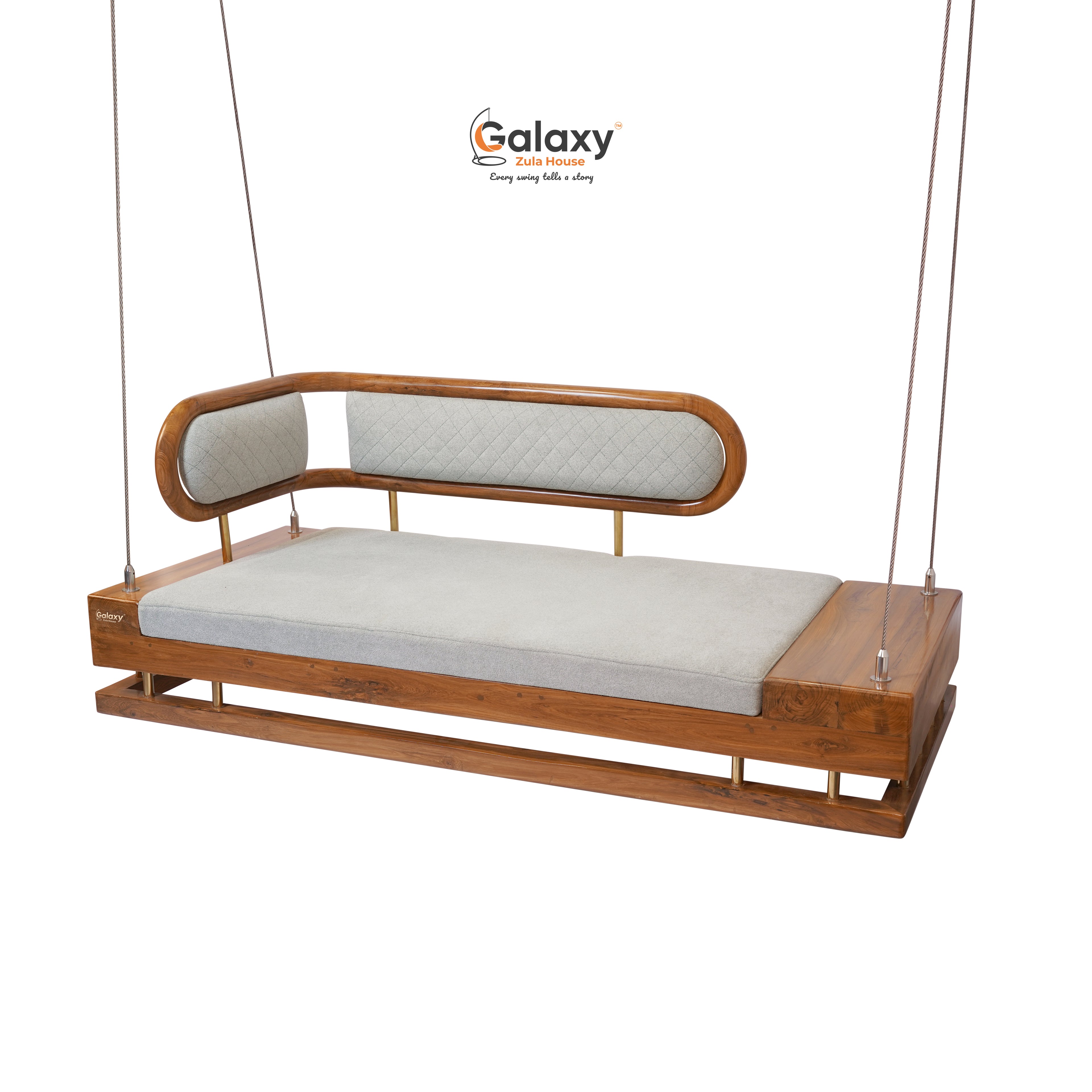 Wooden Basket Swing