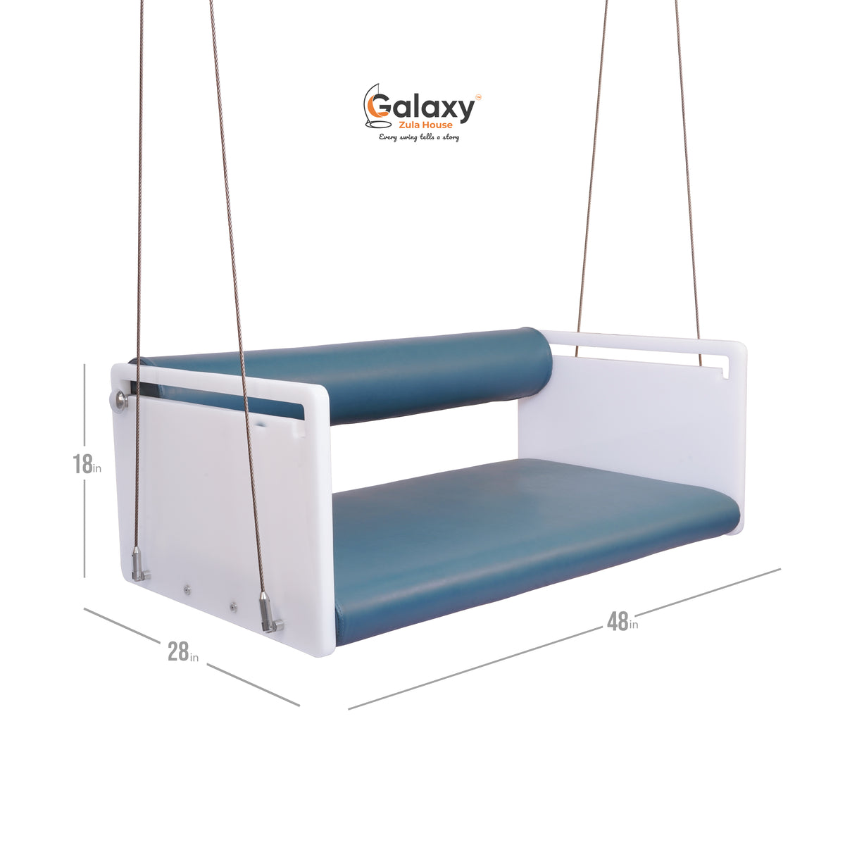 Acrylic 25 MM Suitcase Pattern Swing