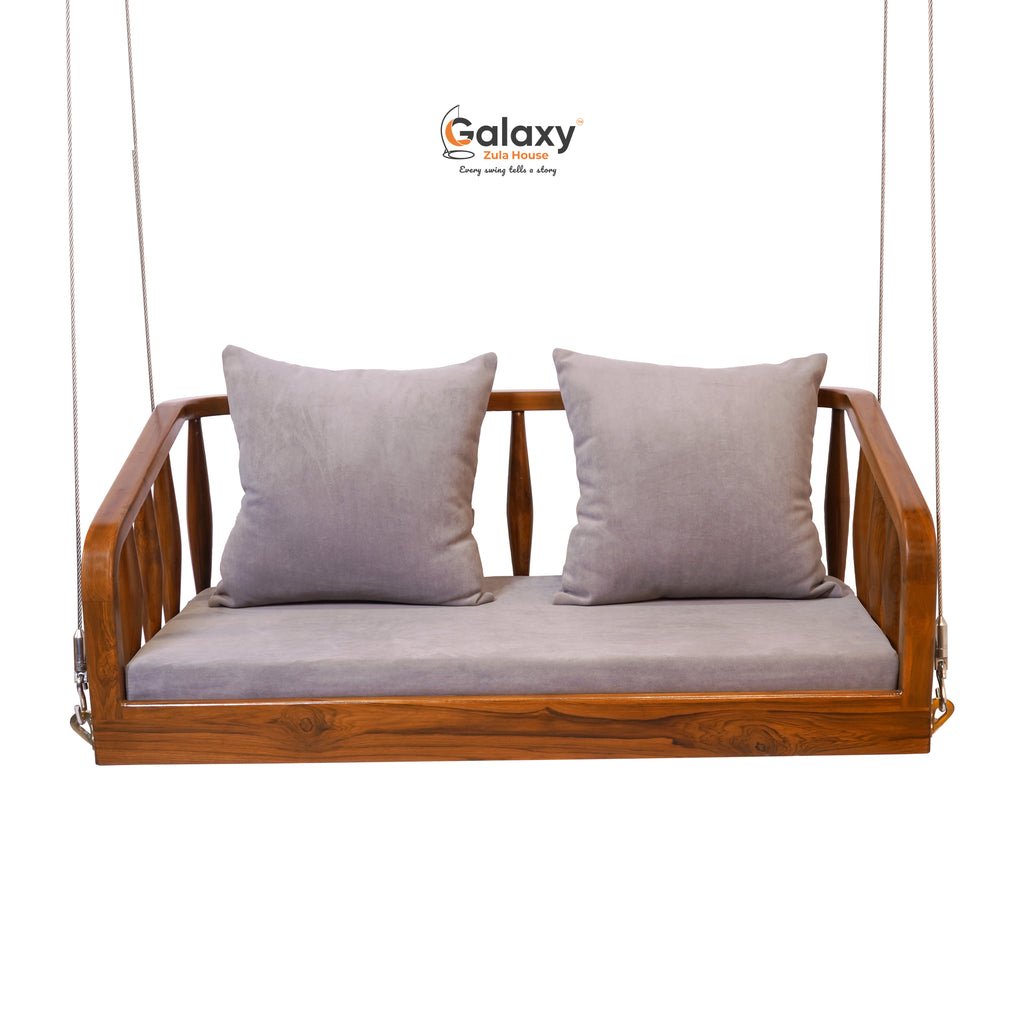 Wooden Velan Pattern Swing