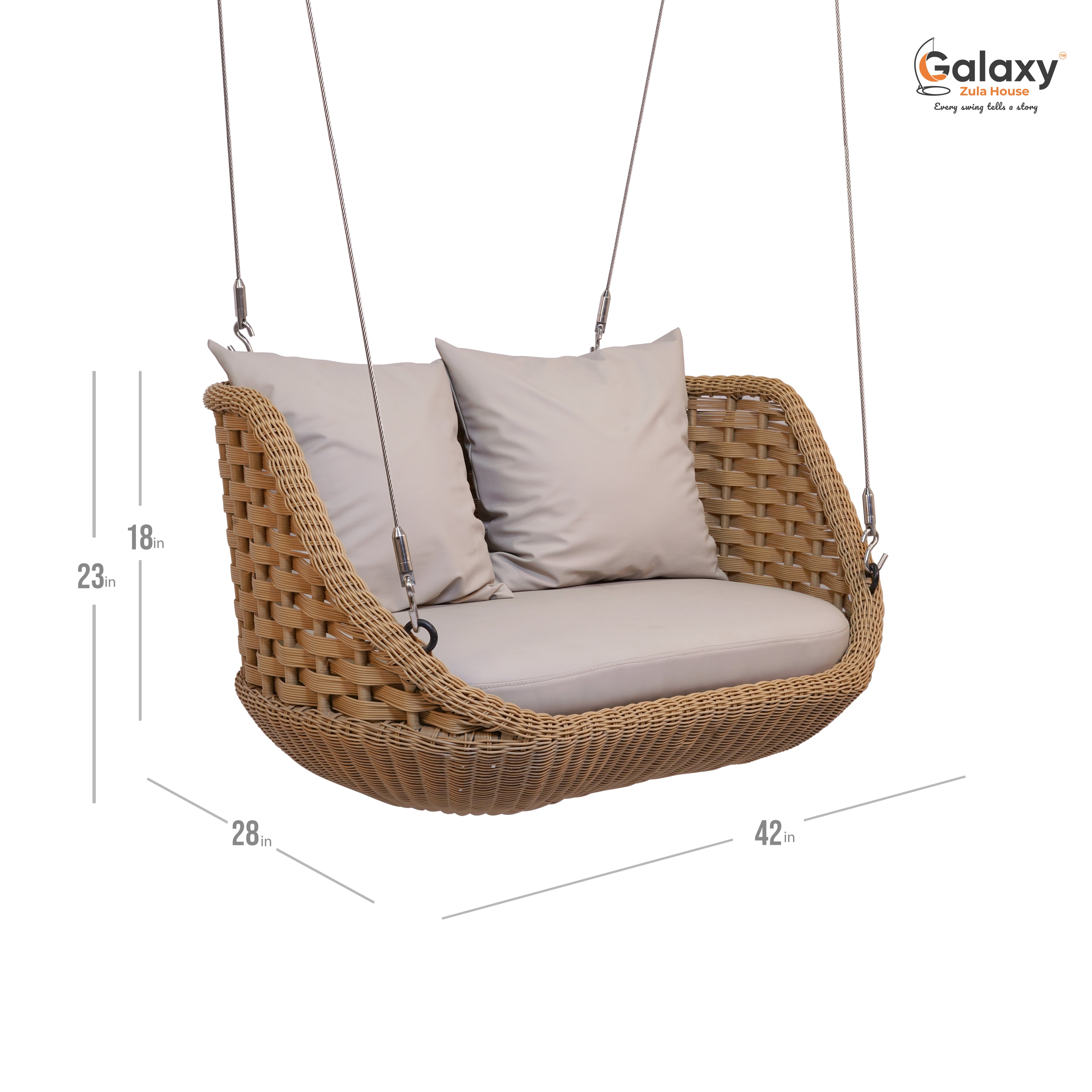 PVC Cane Wicker Zula