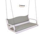 Acrylic Rajwadi Fix Pattern – Milky White Swing