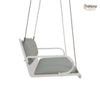 Acrylic Rajwadi Fix Pattern – Milky White Swing