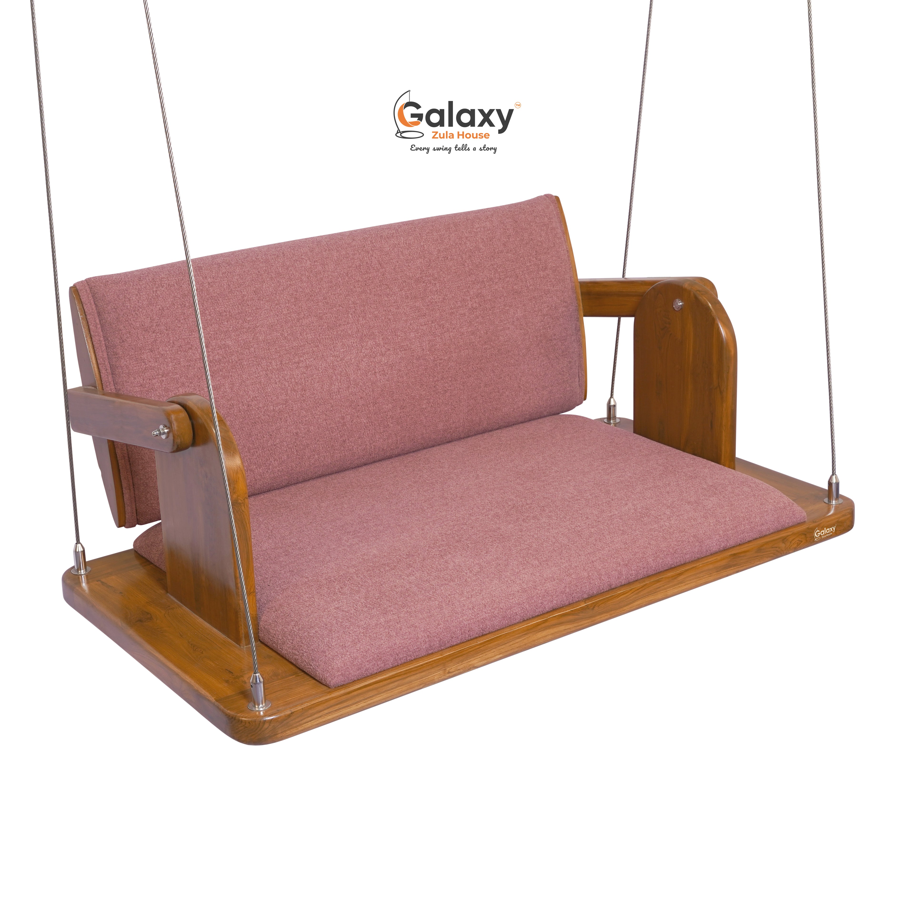 Wooden Machhali Pattern Swing