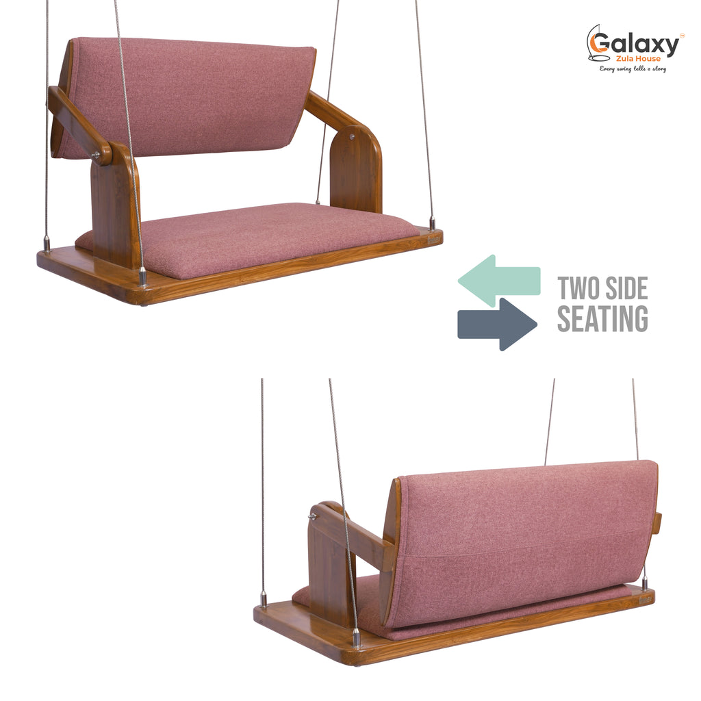 Wooden Machhali Pattern Swing