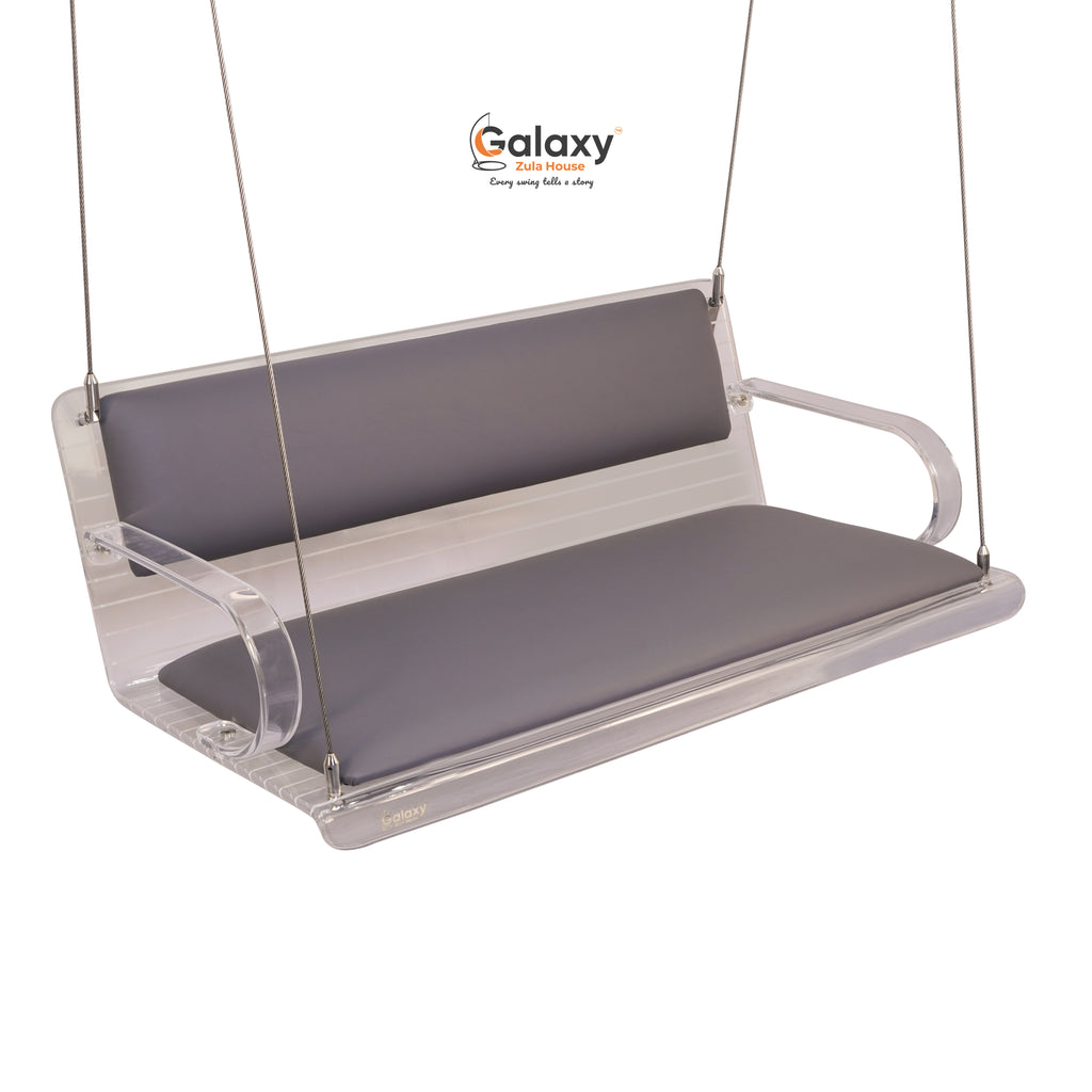 Acrylic Fix Clear White Line Swing