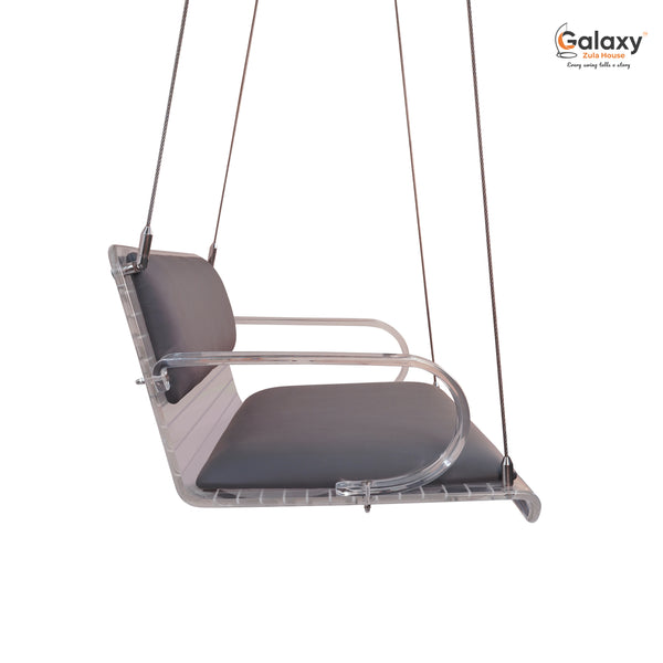Acrylic Fix Clear White Line Swing