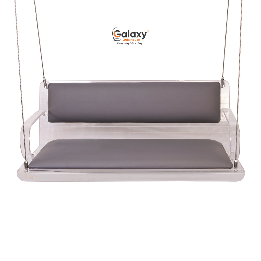 Acrylic Fix Clear White Line Swing