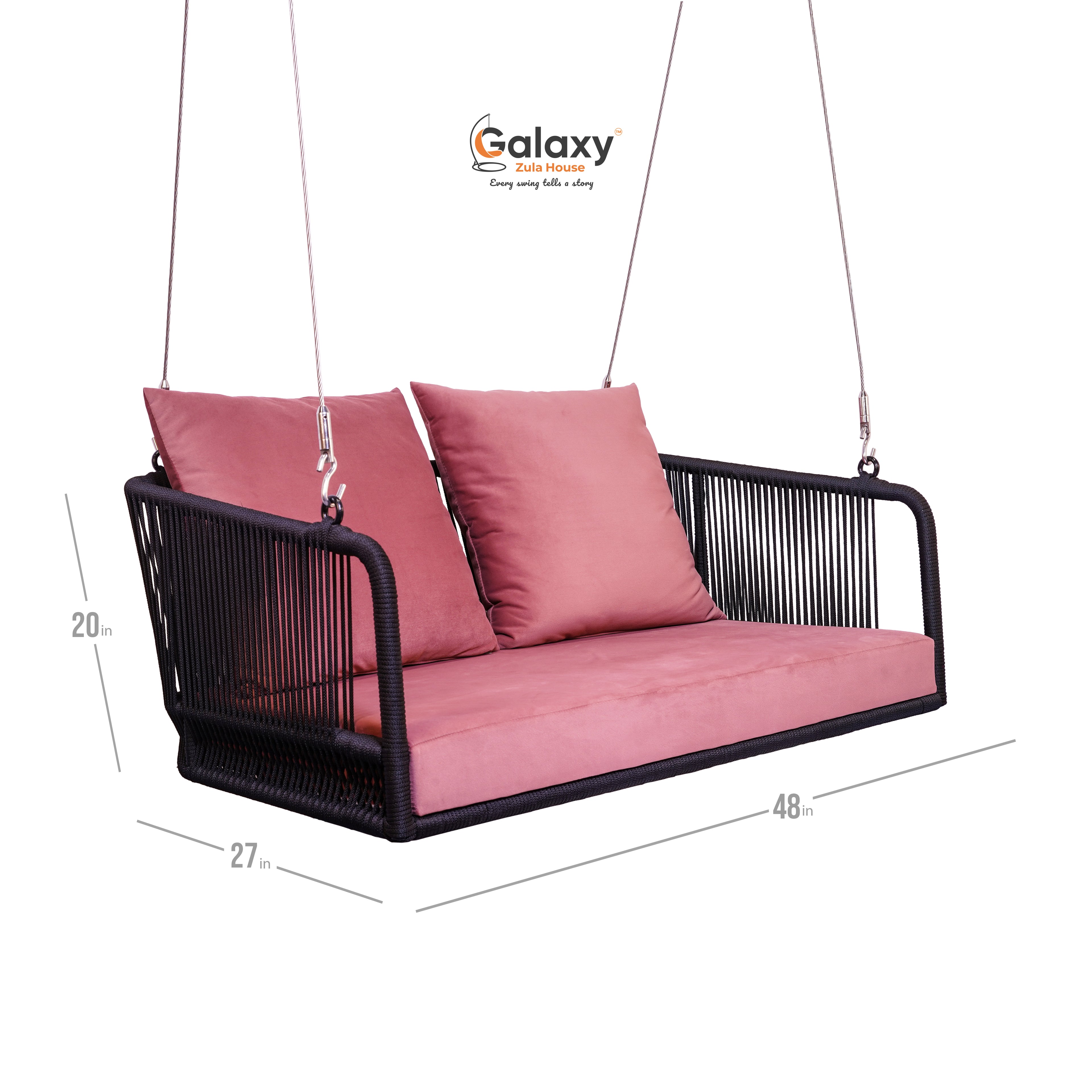 8 MM Rope Fix with Cushion Swing