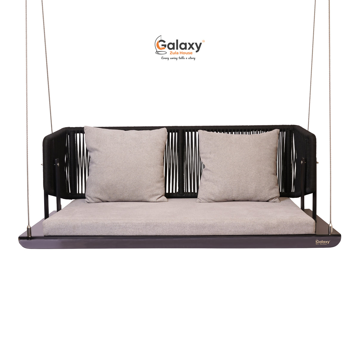 Acrylic Bottom Rope Reversible Swing