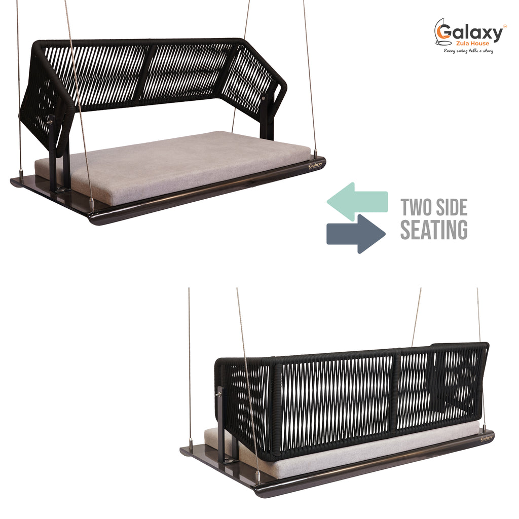 Acrylic Bottom Rope Reversible Swing