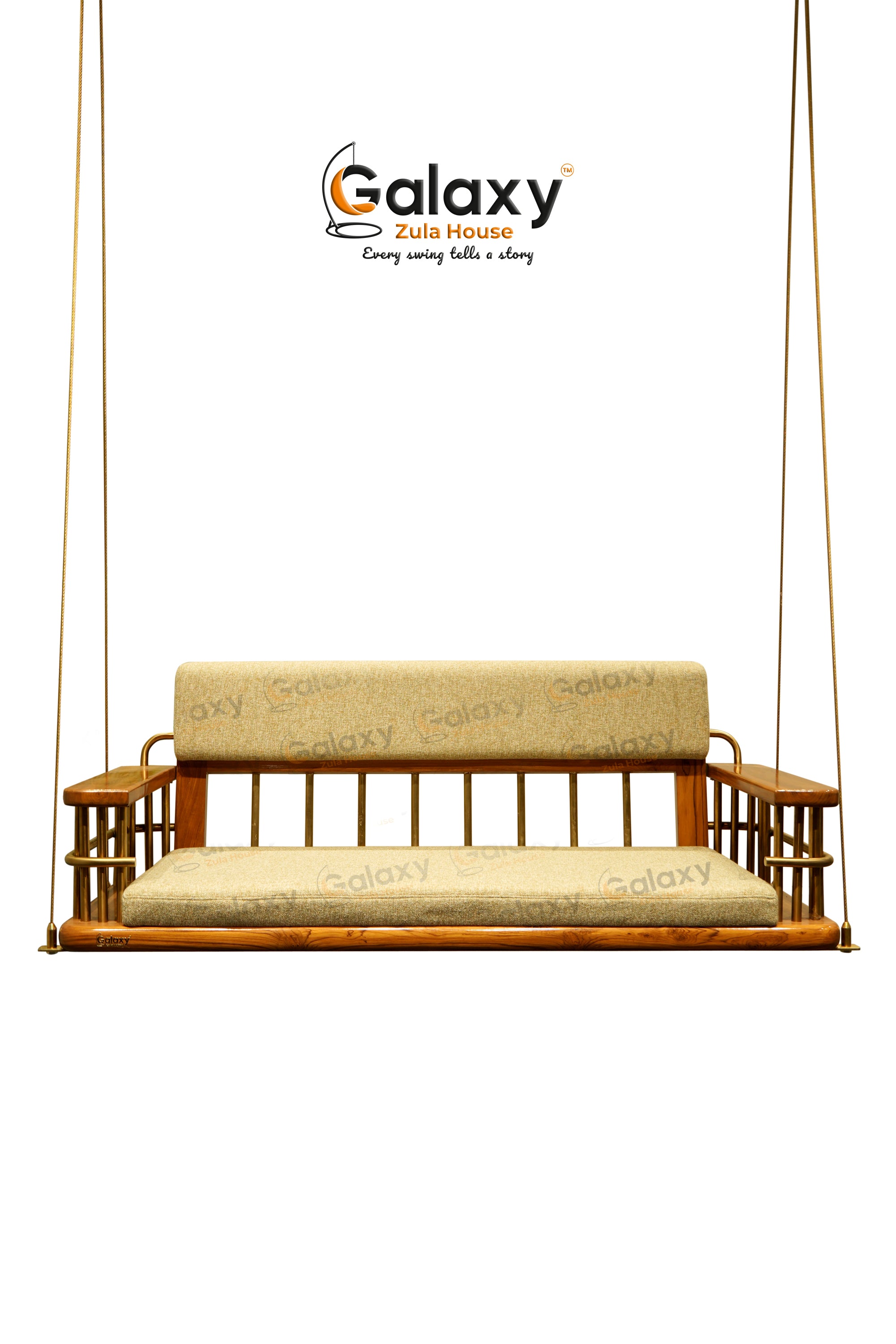 Wooden PVD Gold Finish Royal Swing