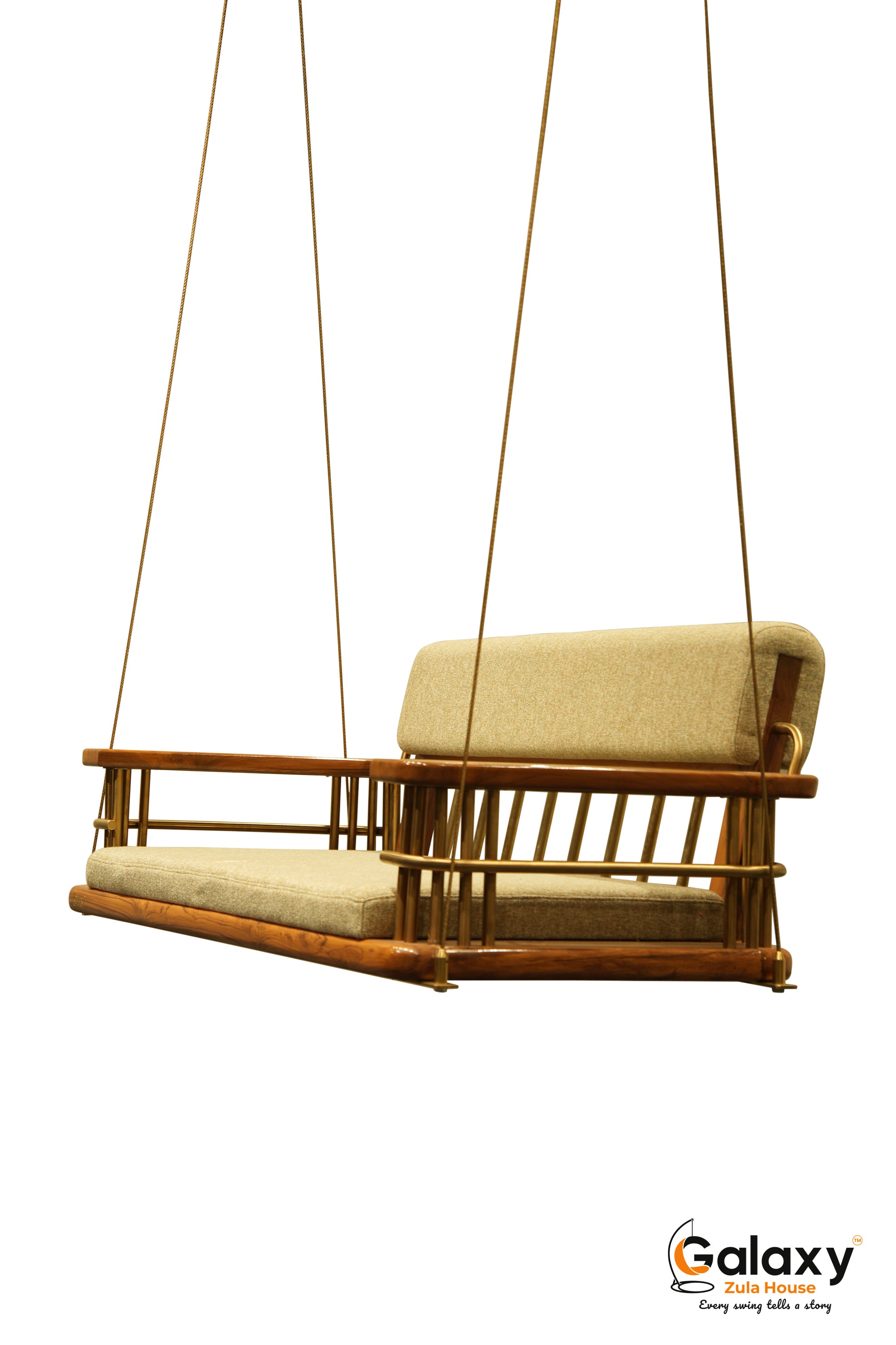 Wooden PVD Gold Finish Royal Swing