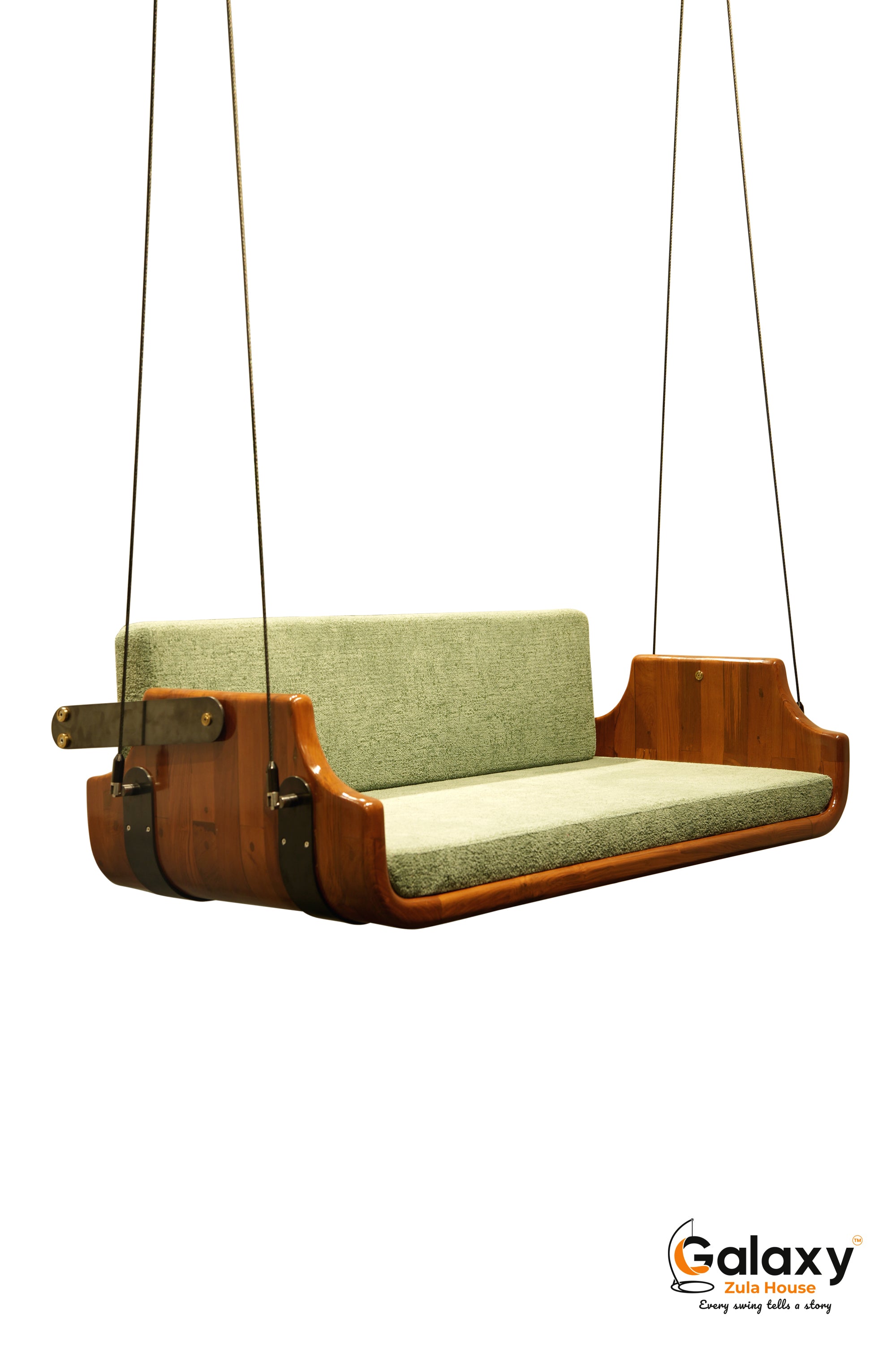 Wooden Base PVD Black Hodku Pattern Swing