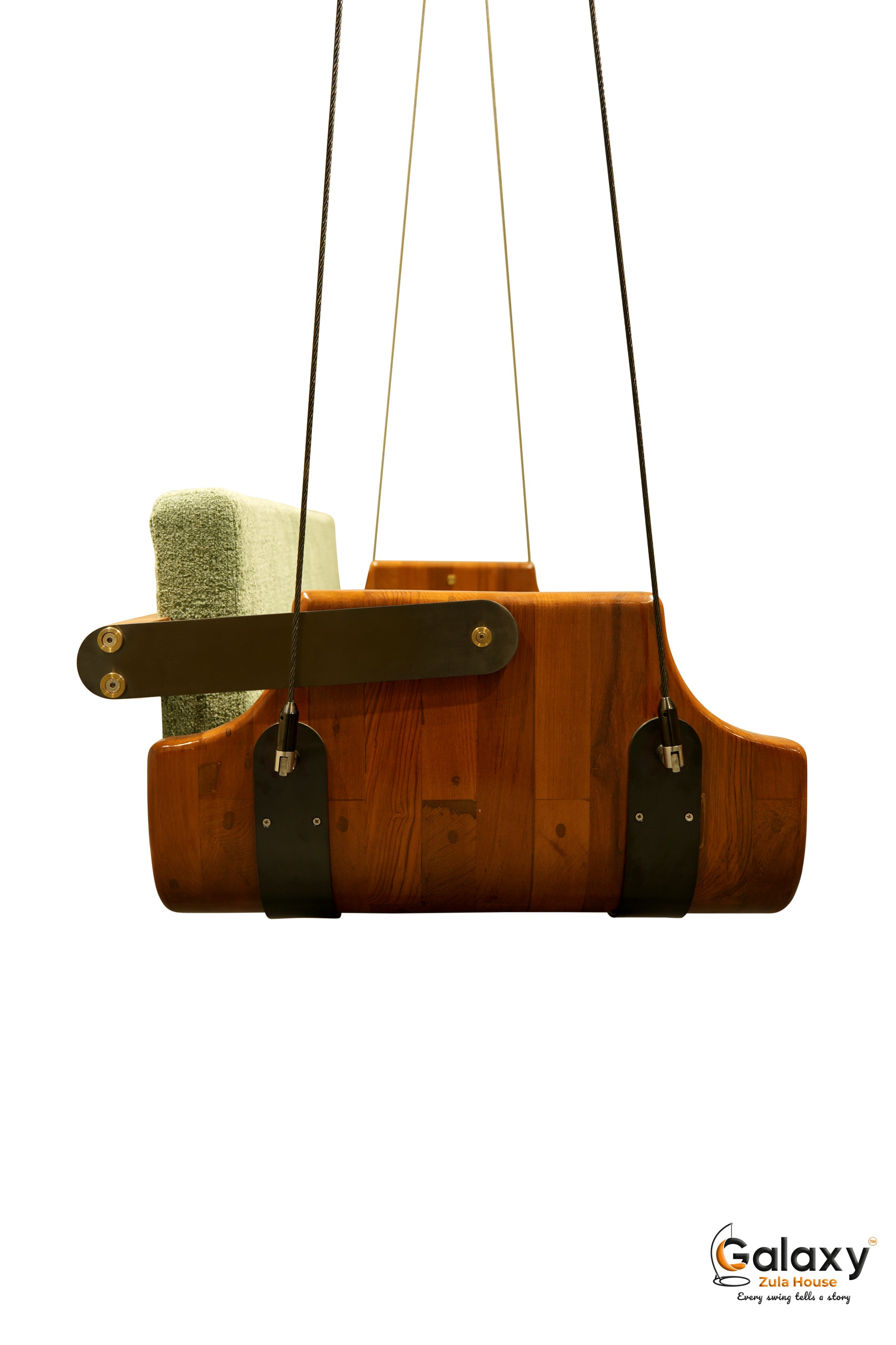 Wooden Base PVD Black Hodku Pattern Swing