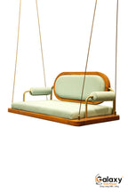 wooden base pvd gold finish capsul pattern swing