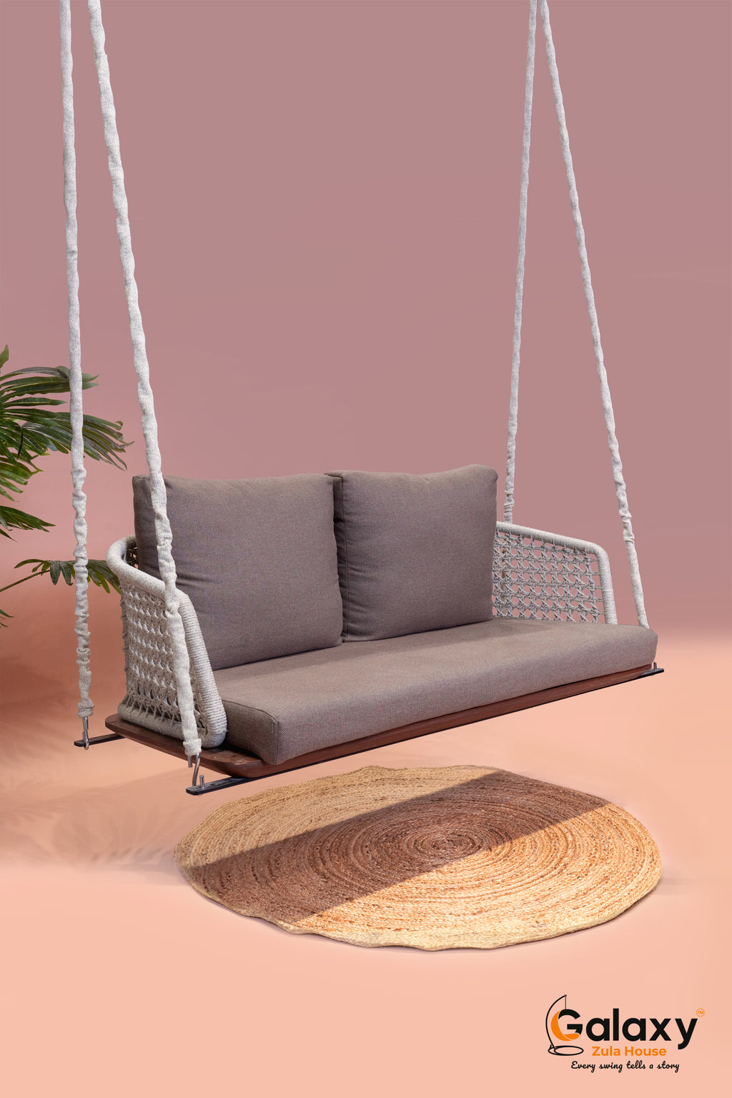 Vesta Wooden Base Aluminium Frame Swing