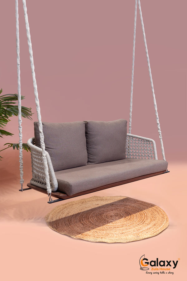 Vesta Wooden Base Aluminium Frame Swing