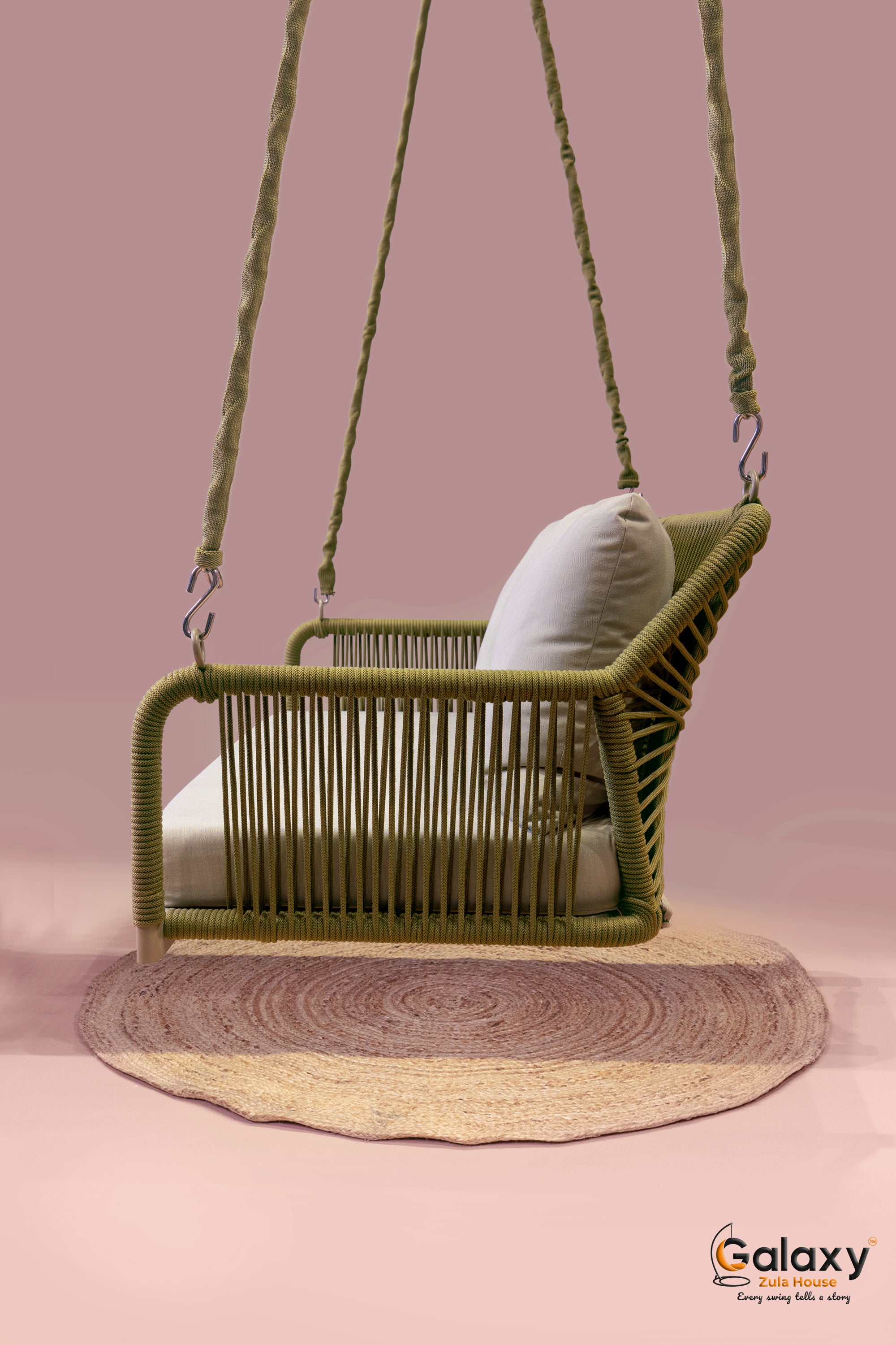 Flora Aluminium Frame Outdoor Swing | Galaxy Zula House