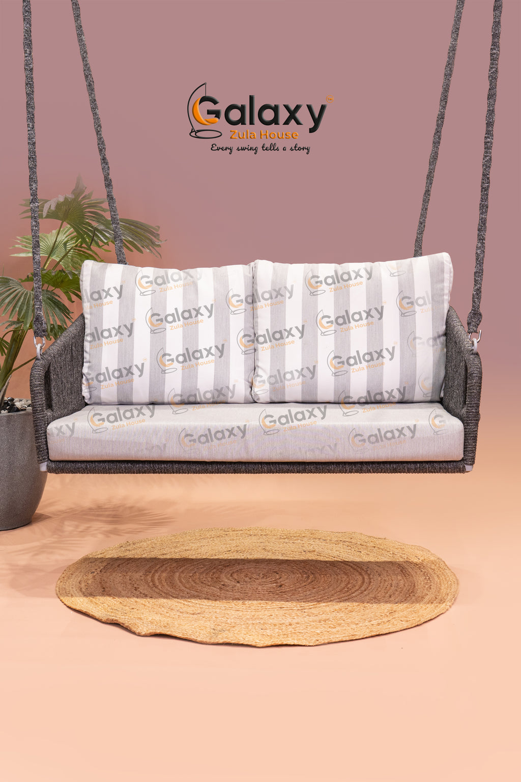 Celestia Aluminium Frame Outdoor Swing