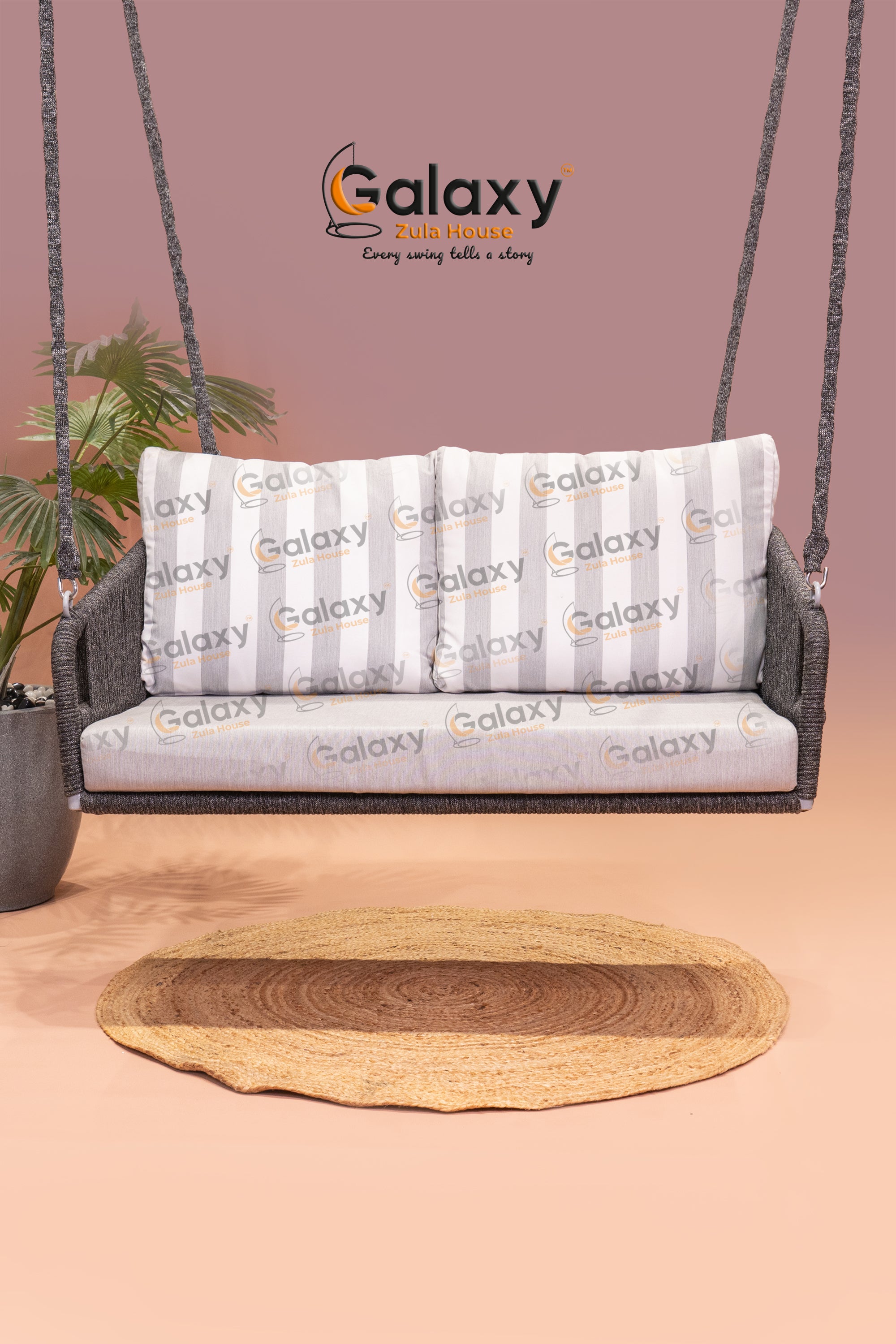 Celestia Aluminium Frame Outdoor Swing