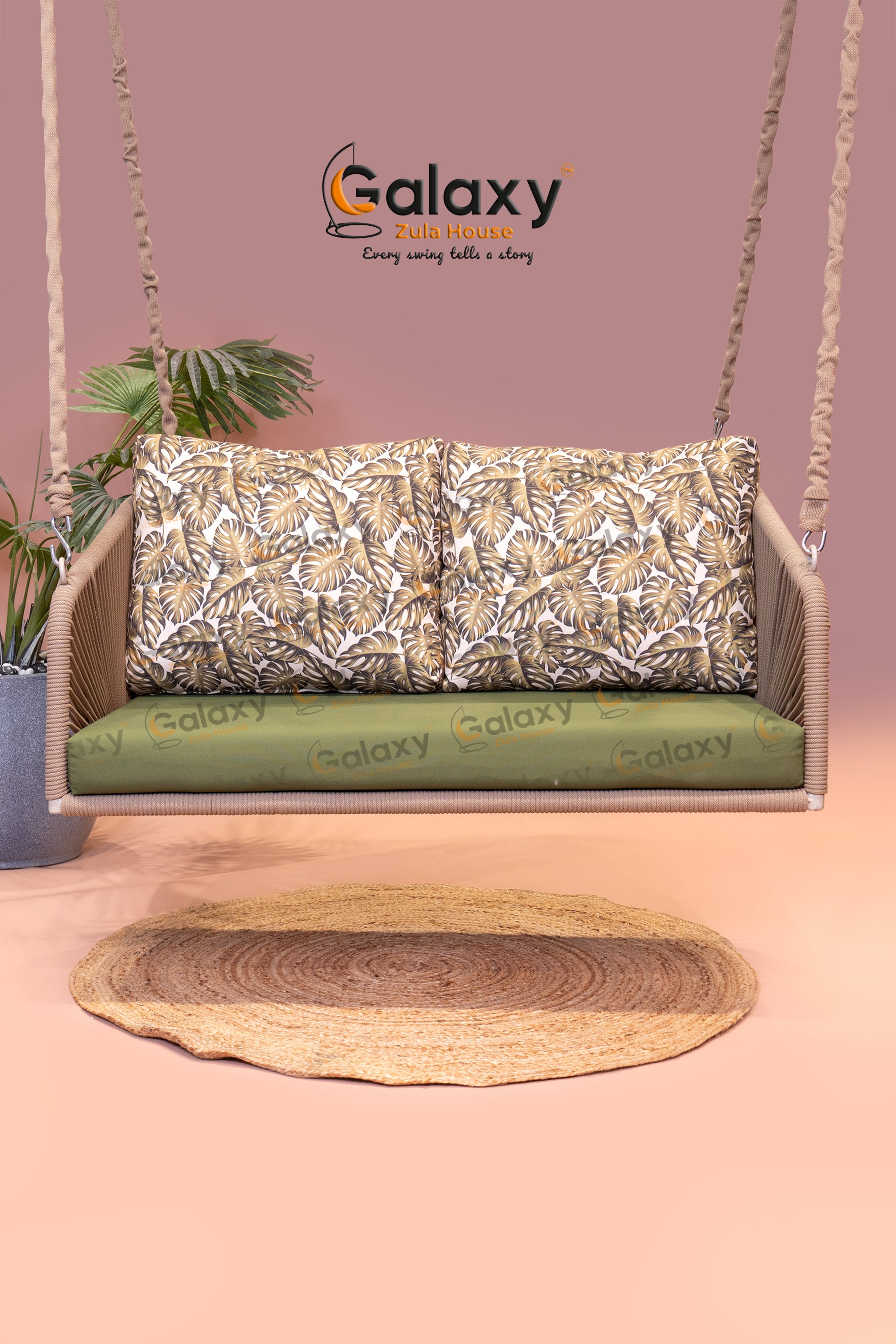 Pinnacle Aluminium Frame Outdoor Swing