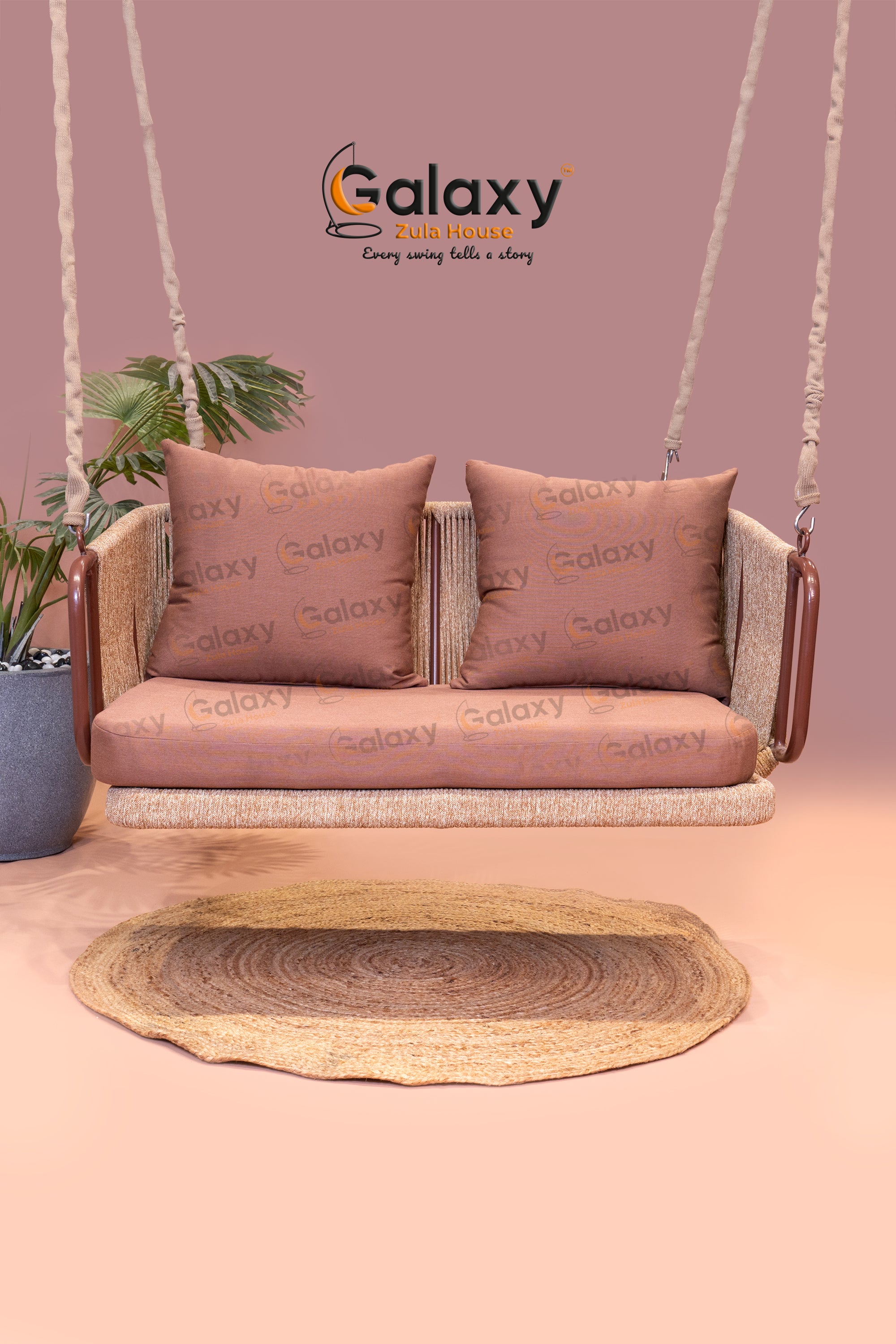 Zenith Aluminium Frame Outdoor Swing