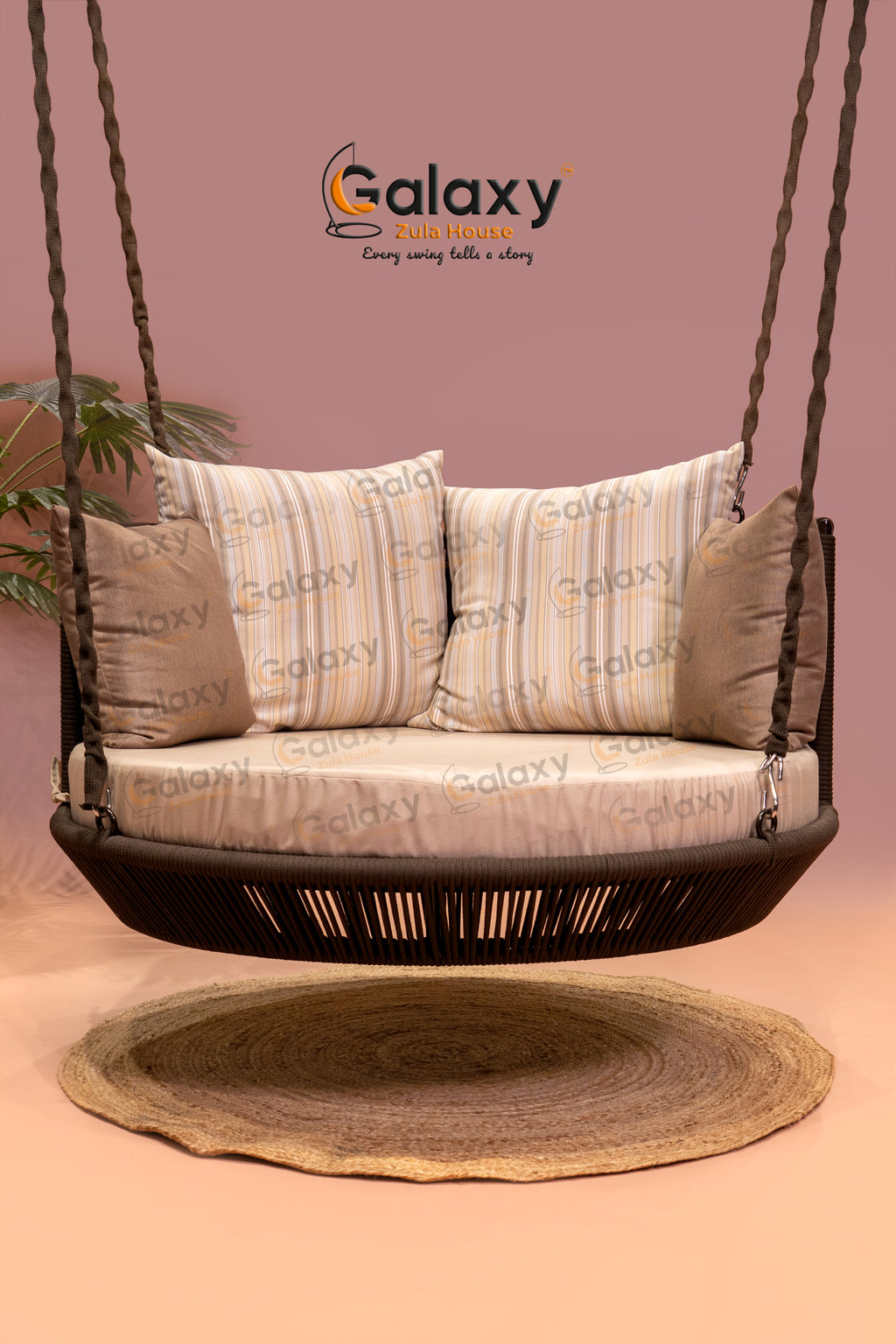 Oasis Aluminium Outdoor Round Swing