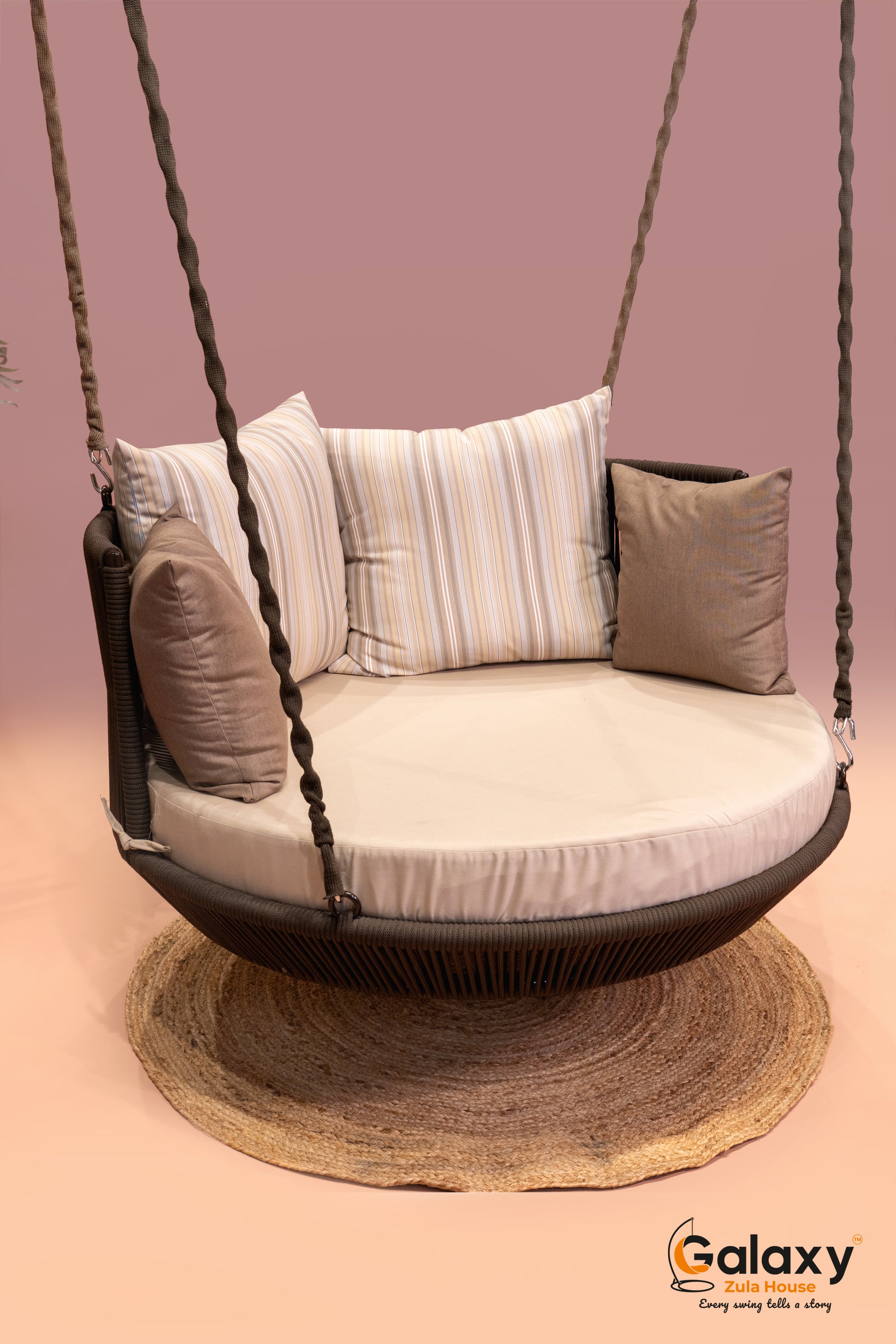Oasis Aluminium Outdoor Round Swing