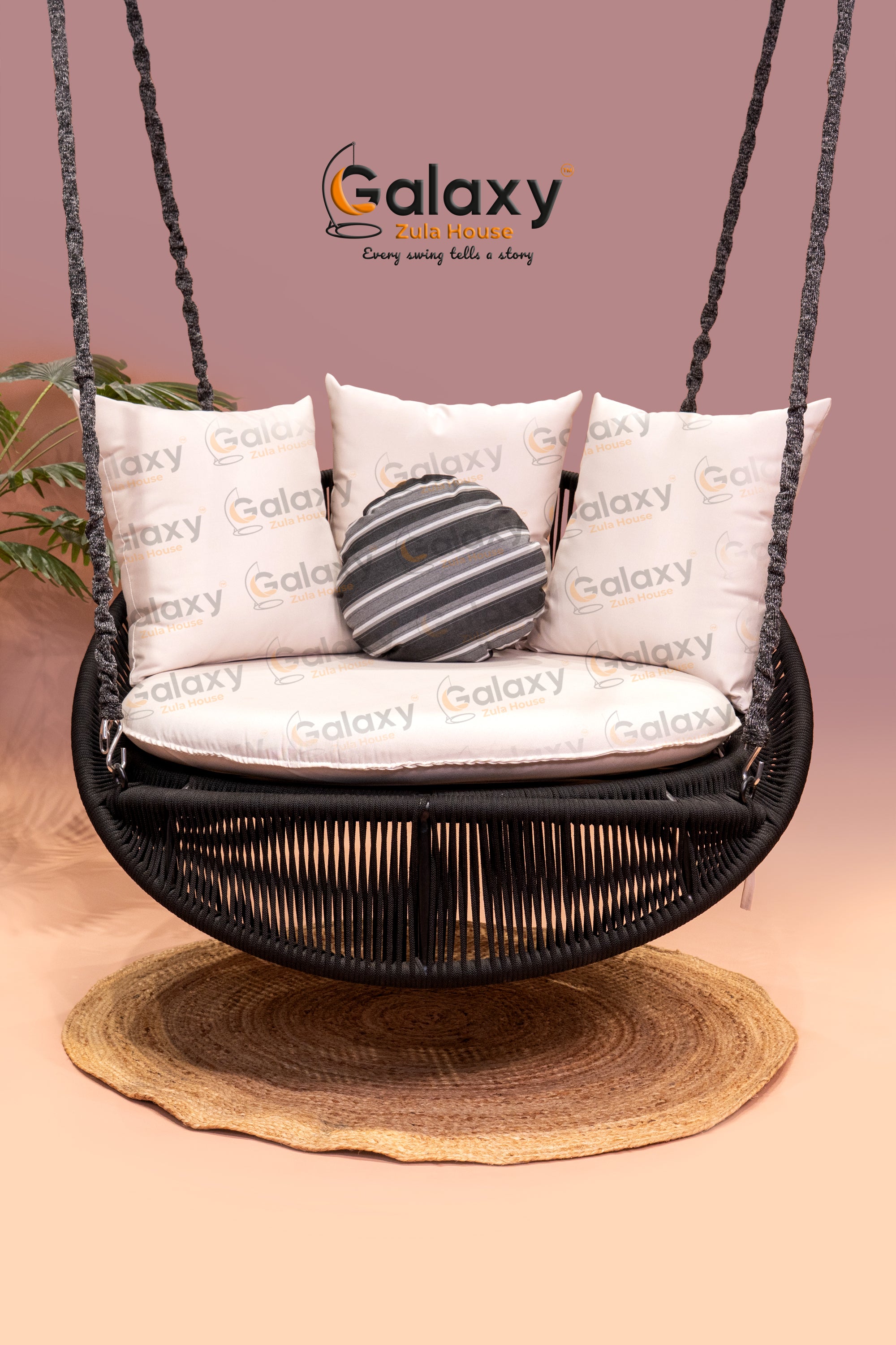 Athena Aluminium Frame Round Swing