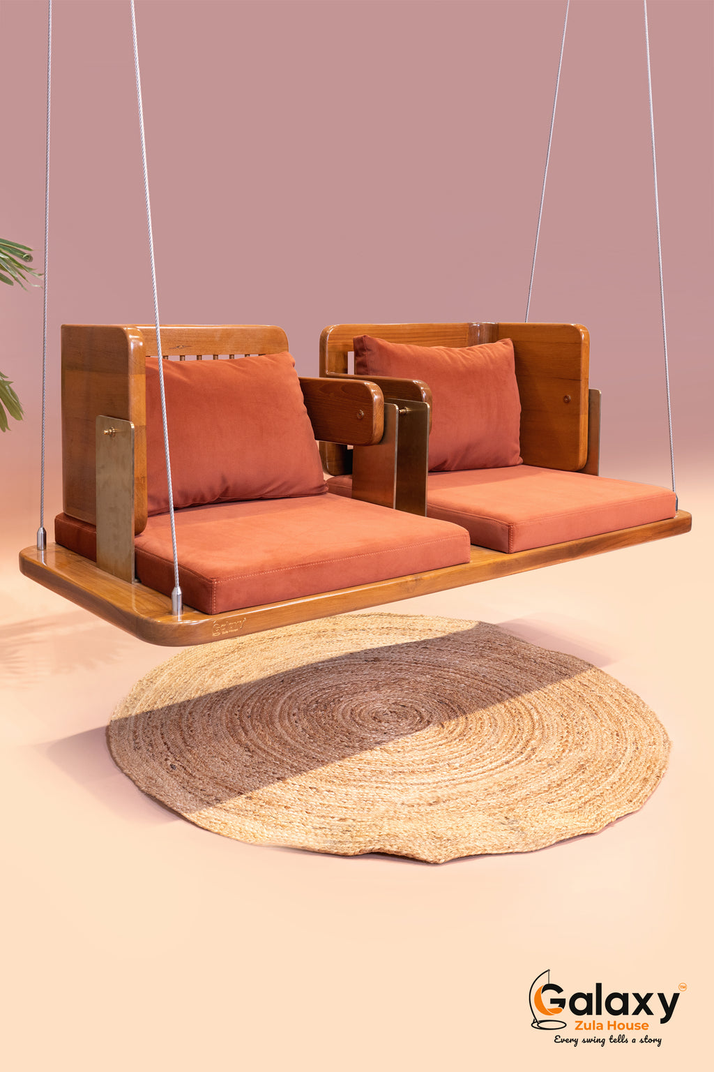 Wooden Laila Majnu Swing
