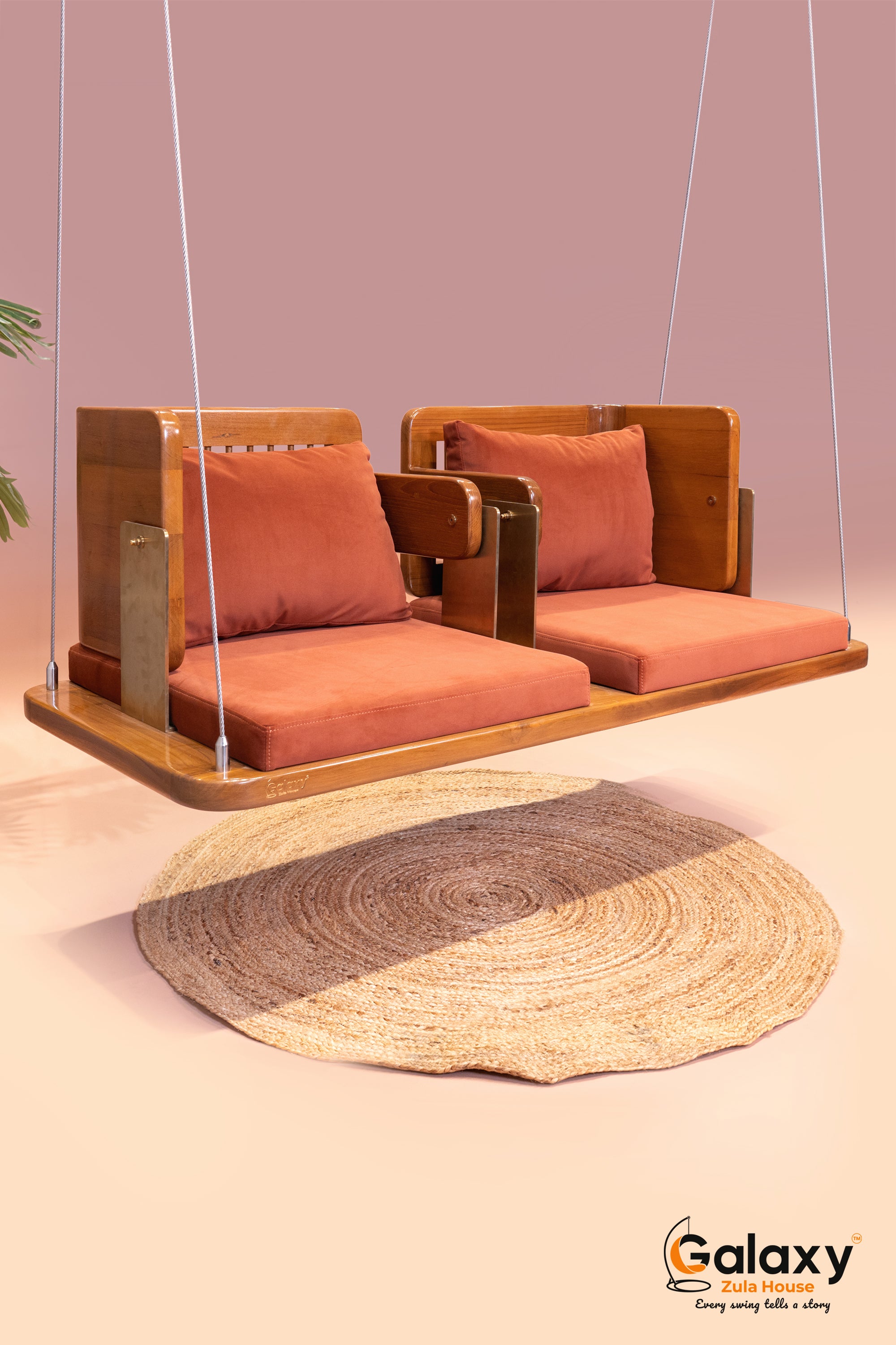 Wooden Laila Majnu Swing