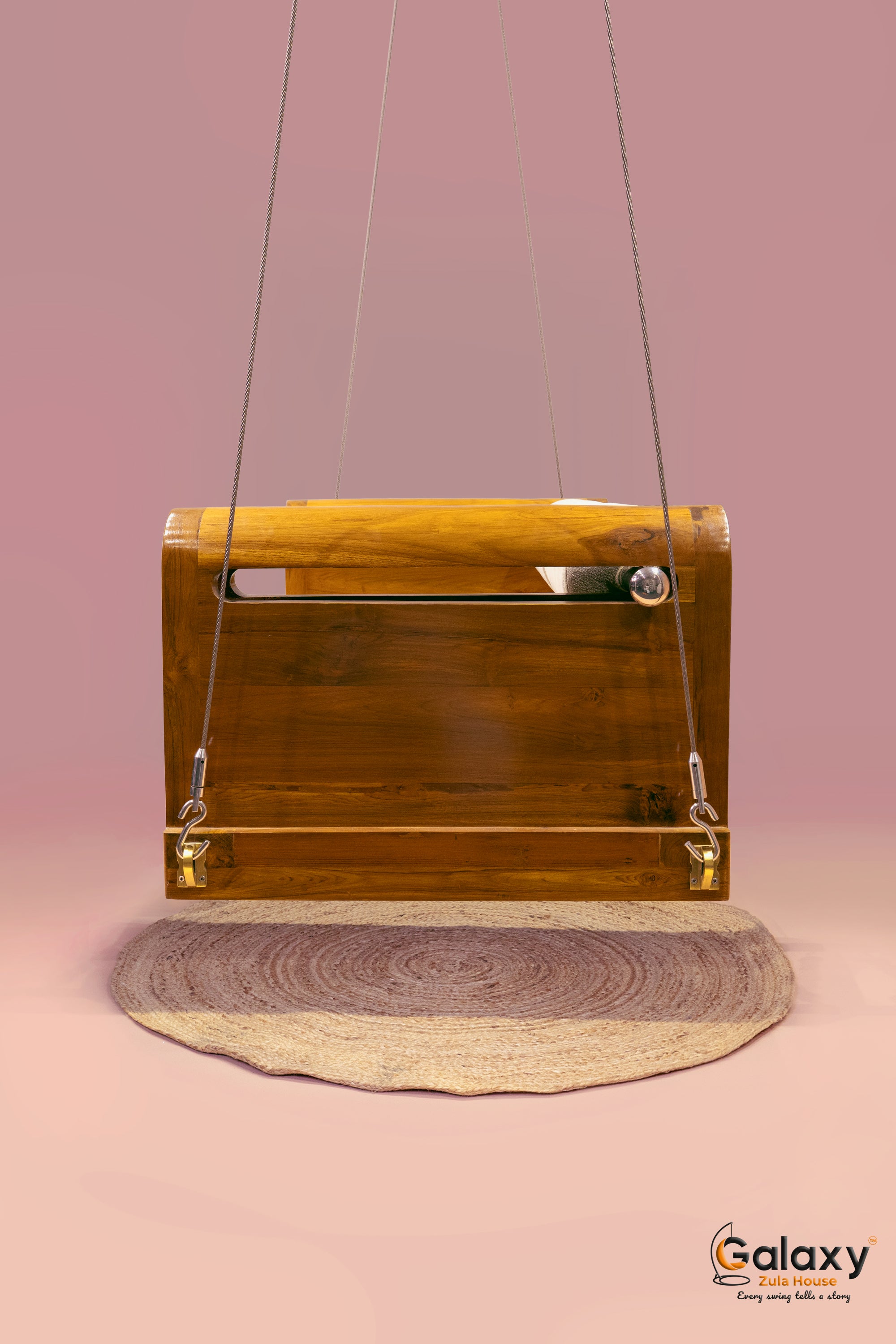 wooden giant roller swing