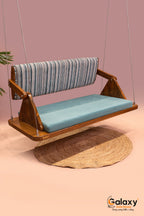 wooden triangle machhli pattern swing