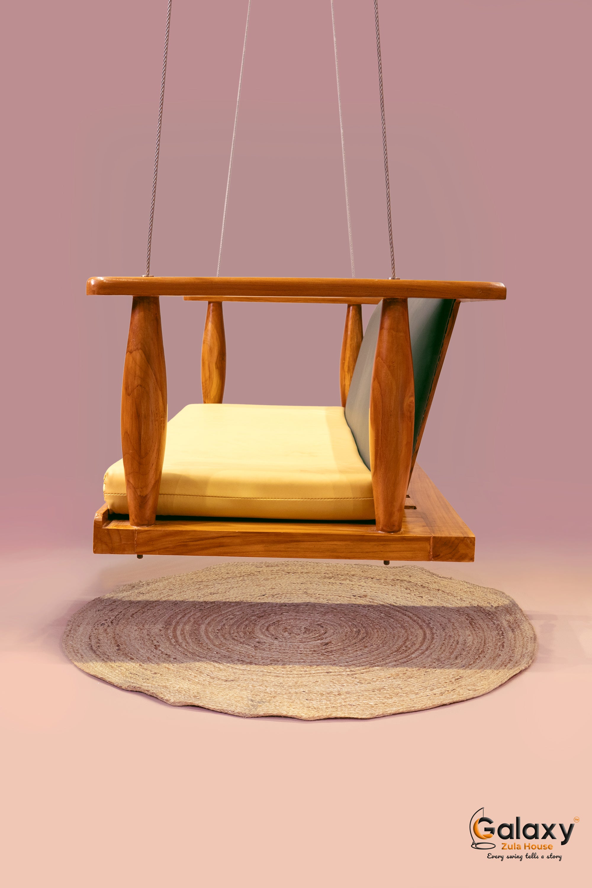 wooden fix back big velan swing