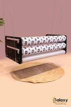 Acrylic Z Black Double Roller Swing | Galaxy Zula House