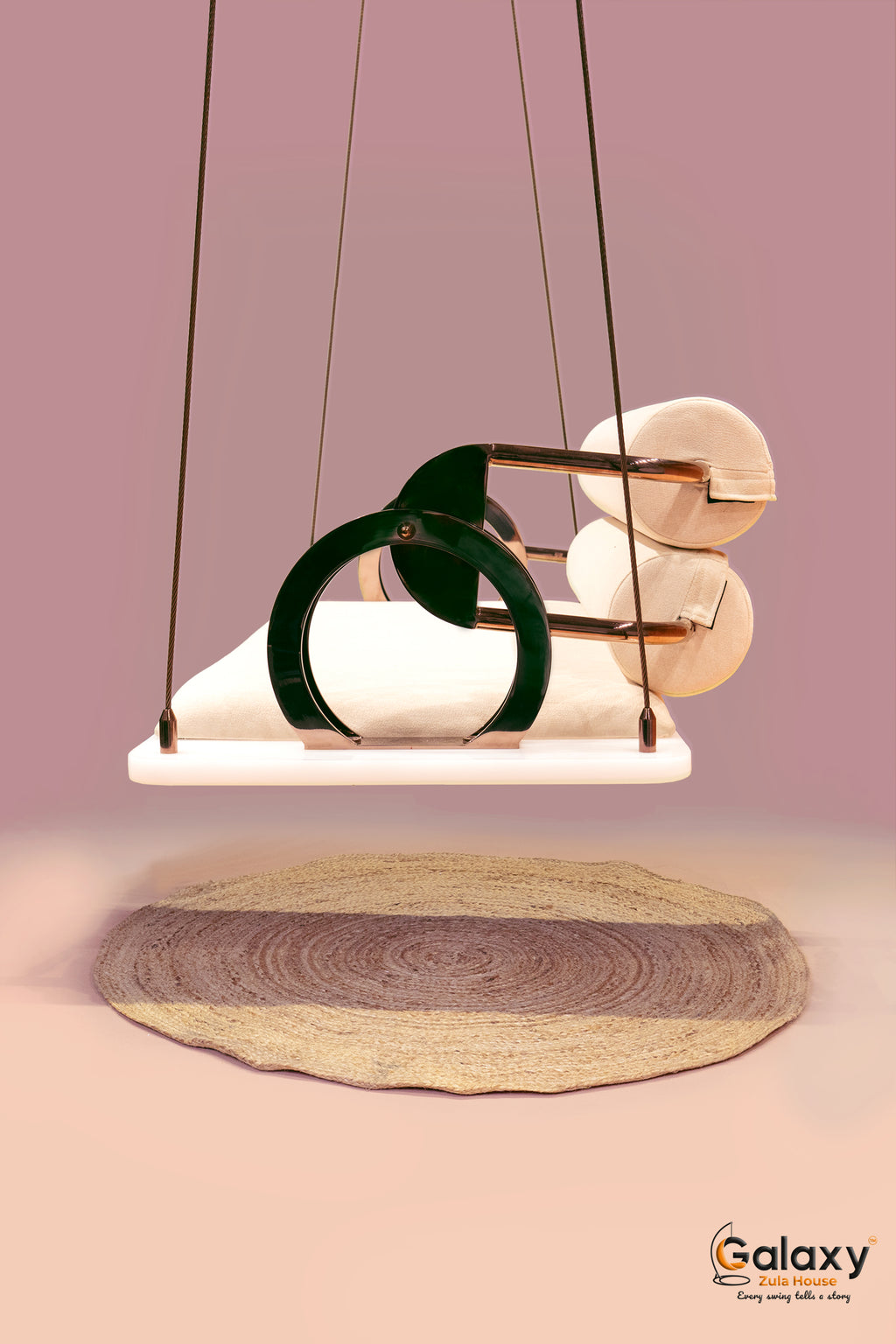 Acrylic Milkywhite German Pattern Swing