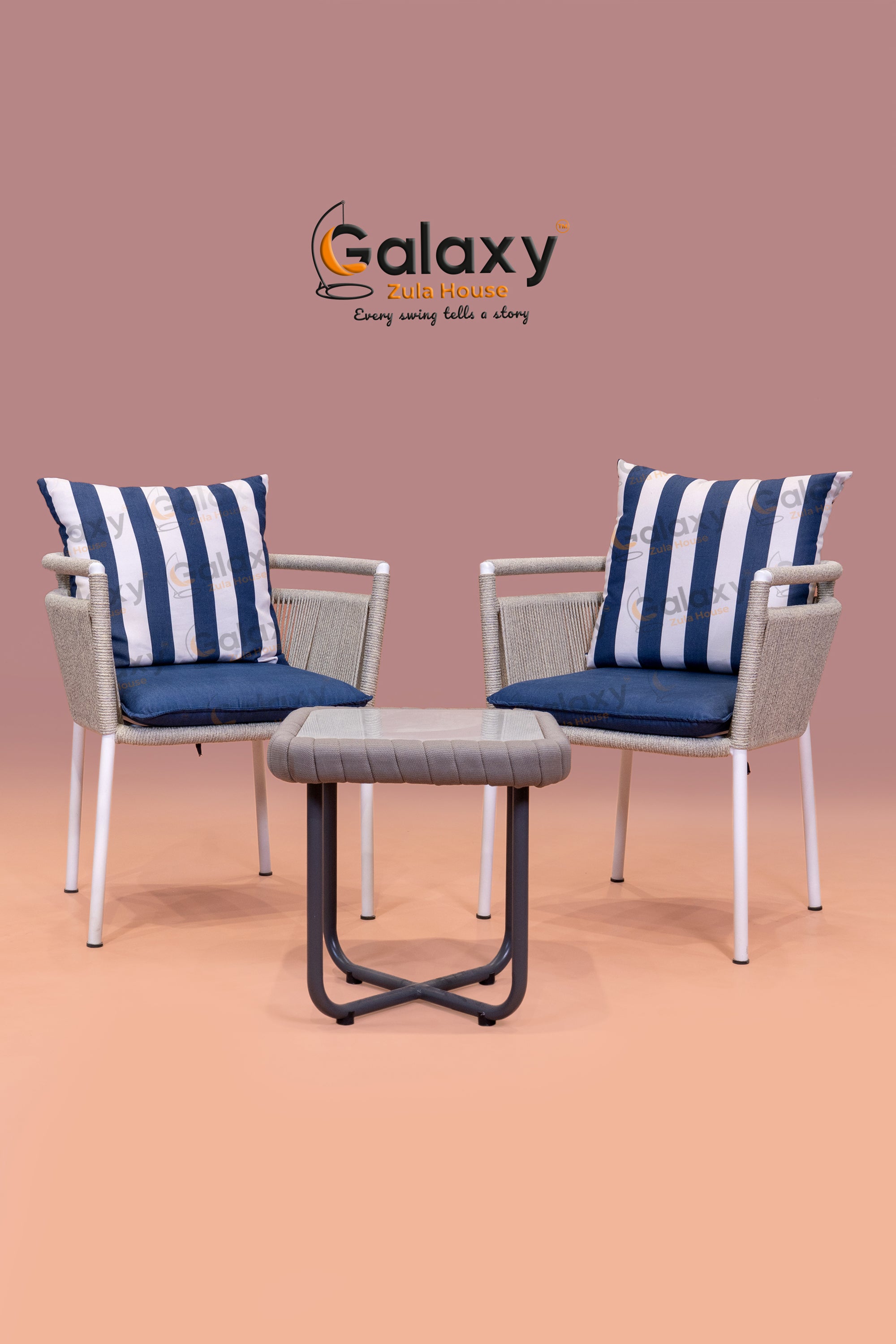 Solara Compact Outdoor Chair With Table Set
