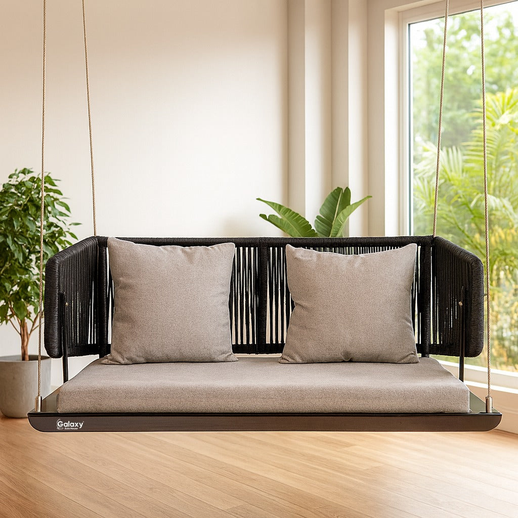 Acrylic Bottom Rope Reversible Swing