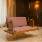 Wooden Machhali Pattern Swing