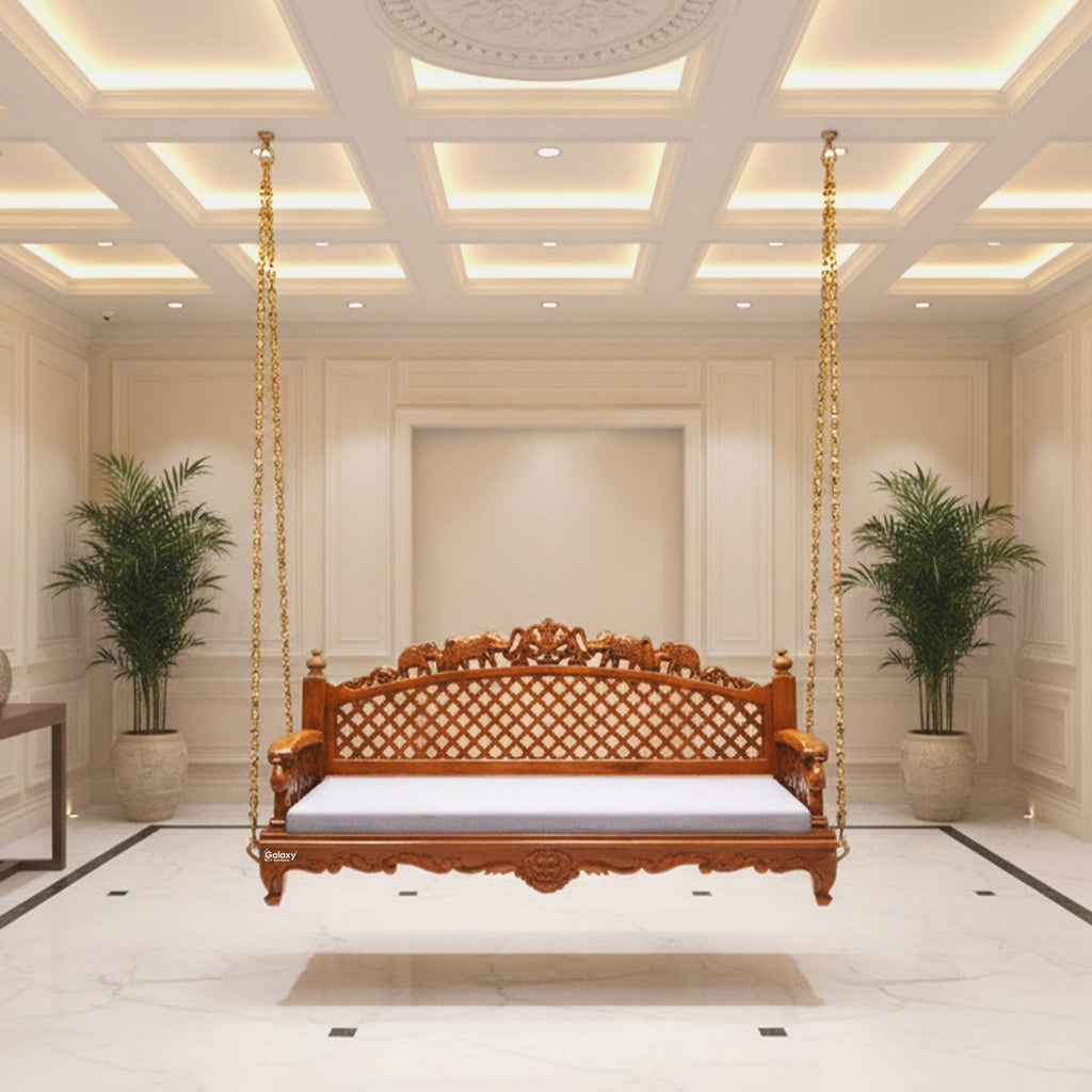 Wooden Rajwadi Swing